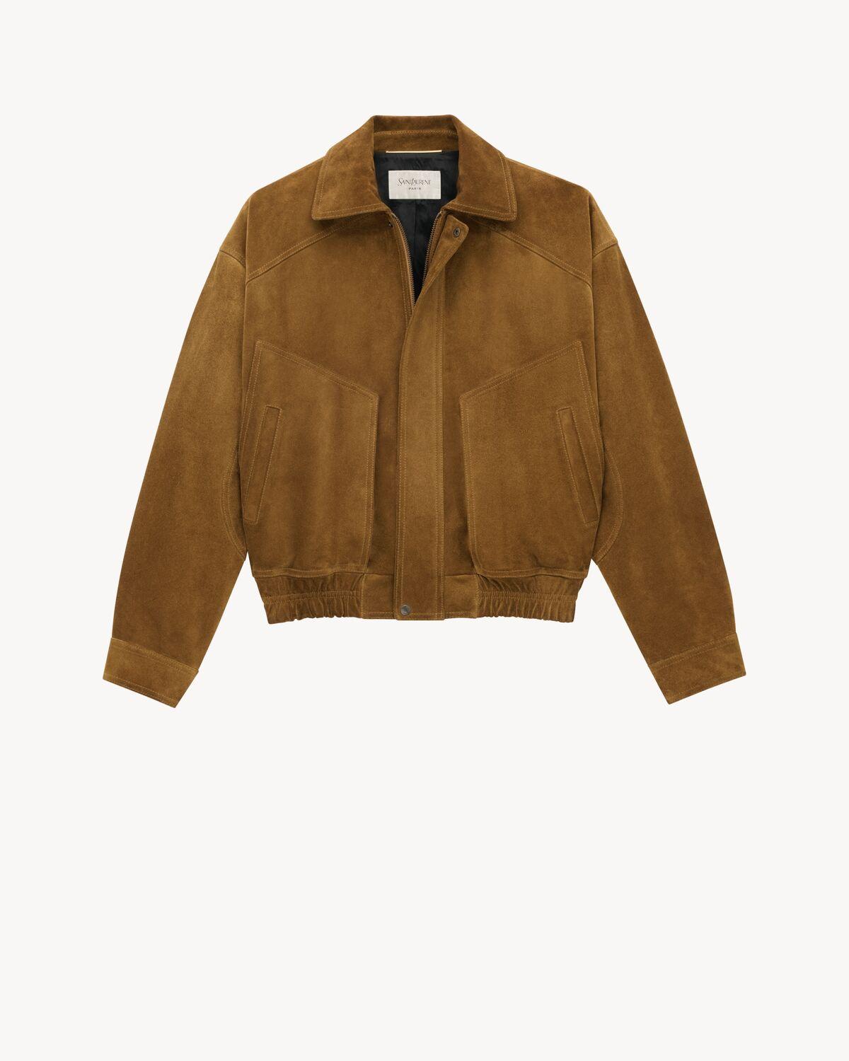 bomber jacket in suede Product Image