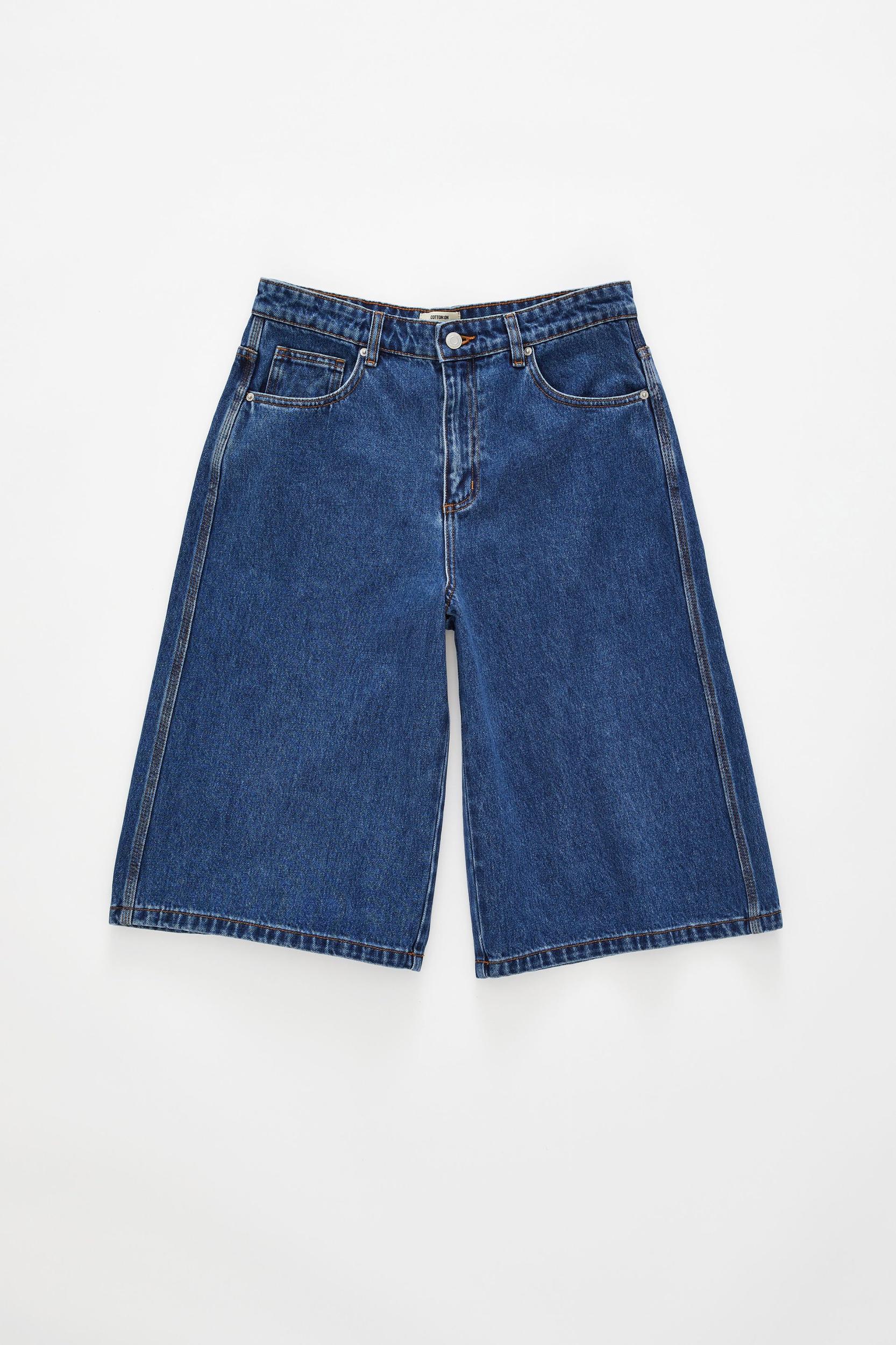 91 Baggy Denim Jort Product Image