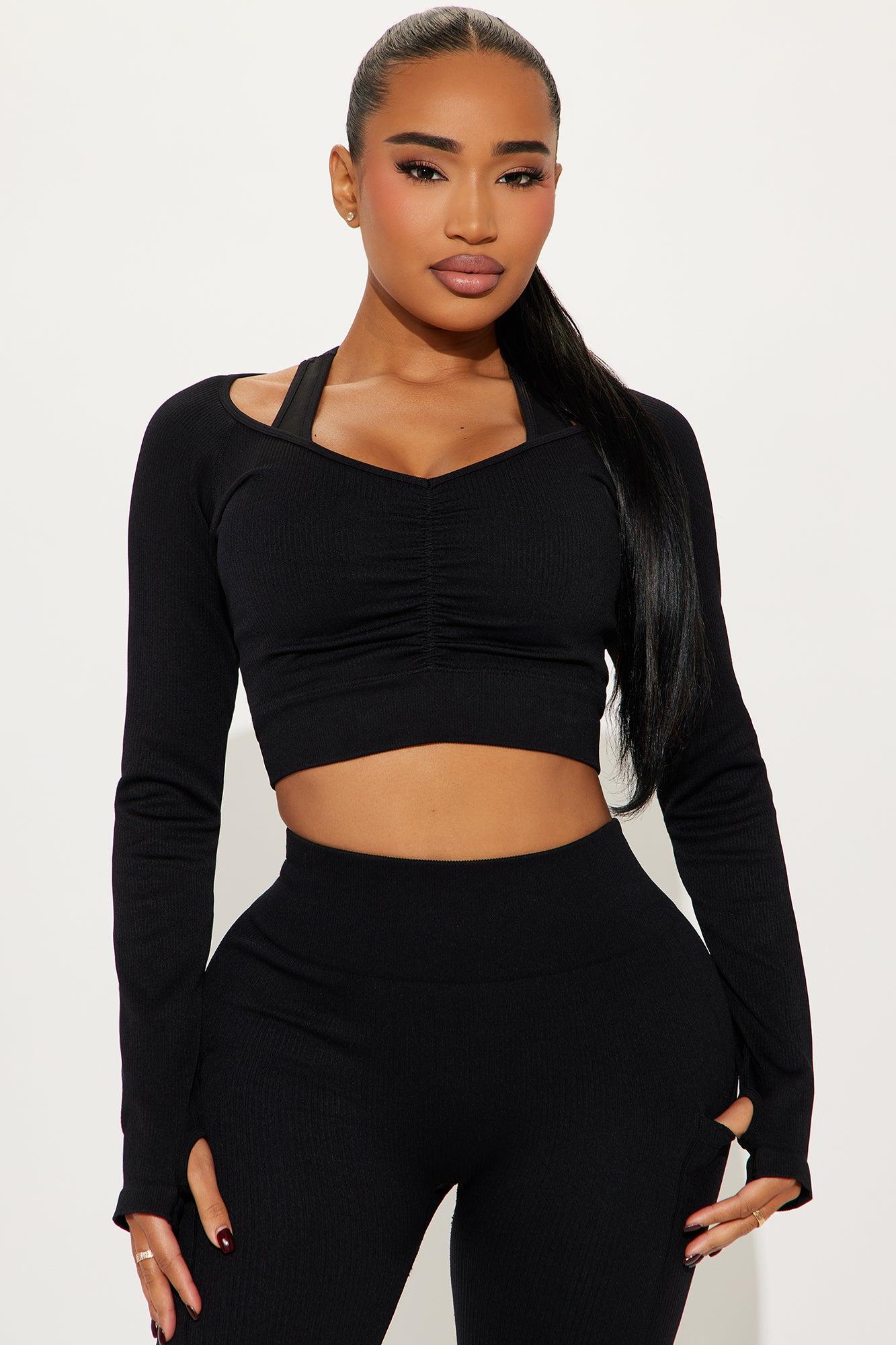 Prone Work Effortless Seamless Active Set - Black Product Image