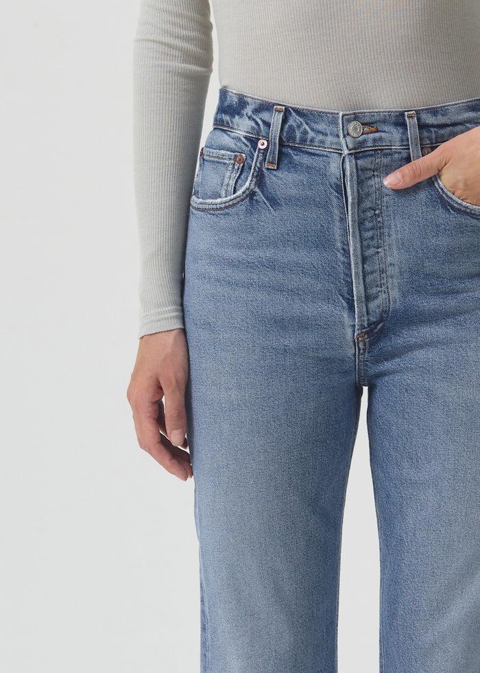 AGOLDE HIGH RISE STOVEPIPE (STRETCH) IN HELM Product Image