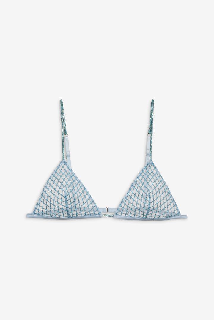 Glitter Bralette — Blue Product Image