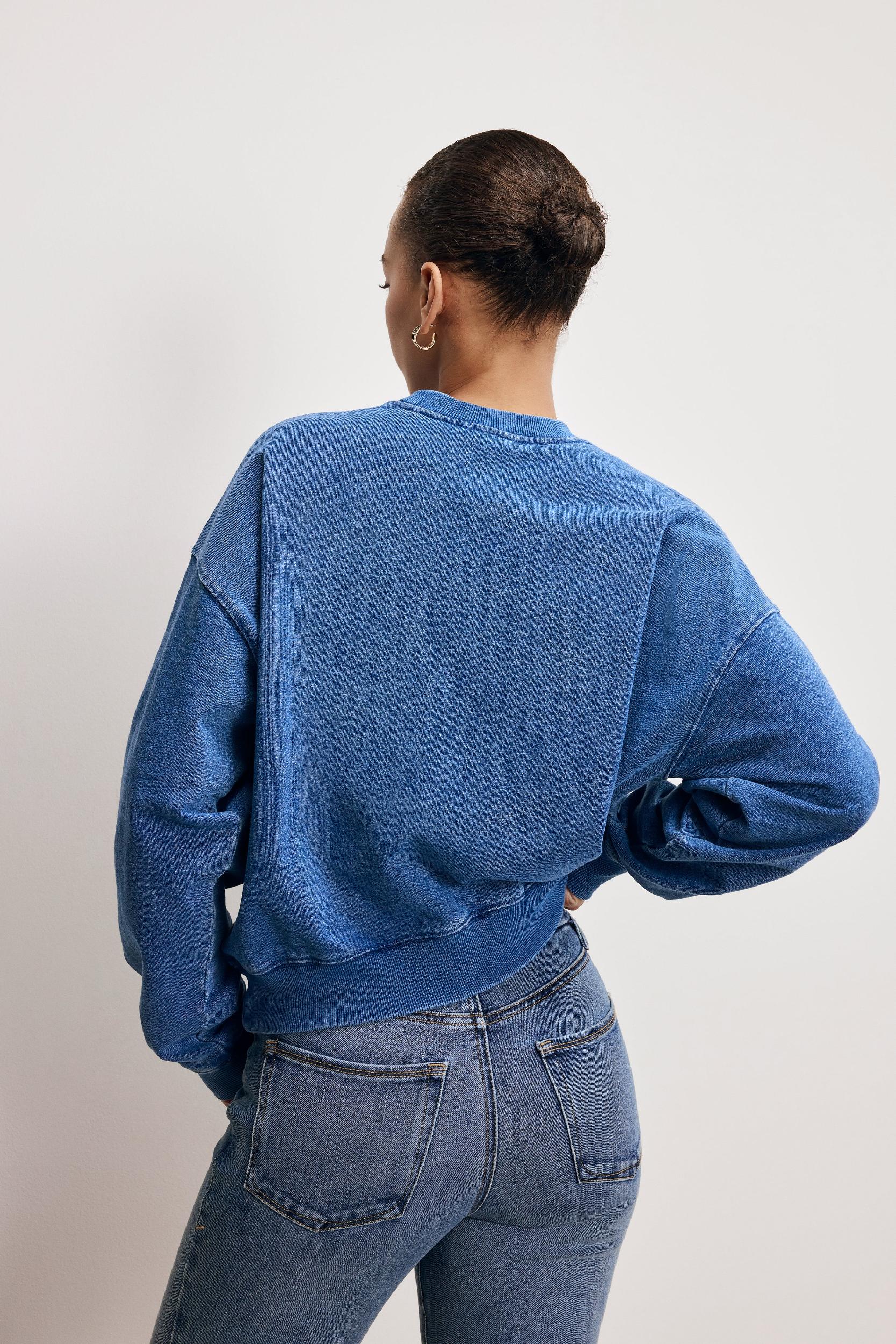 CREWNECK SWEATSHIRT | INDIGO900 Product Image