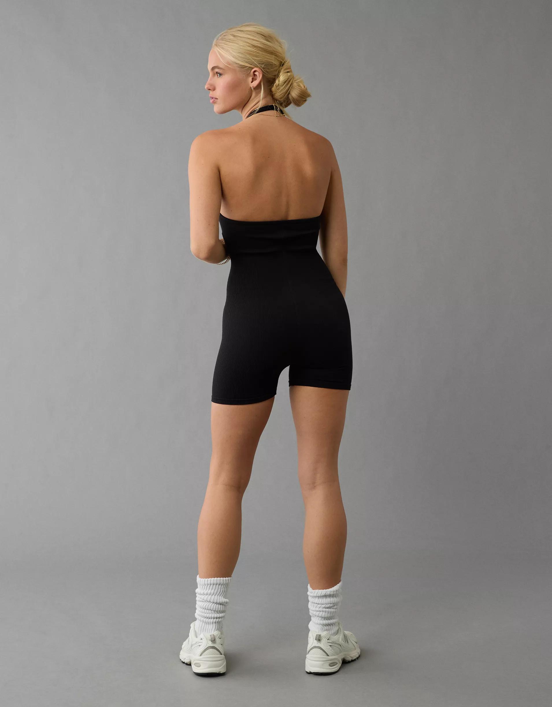 AE Saltwash Halter Romper Product Image