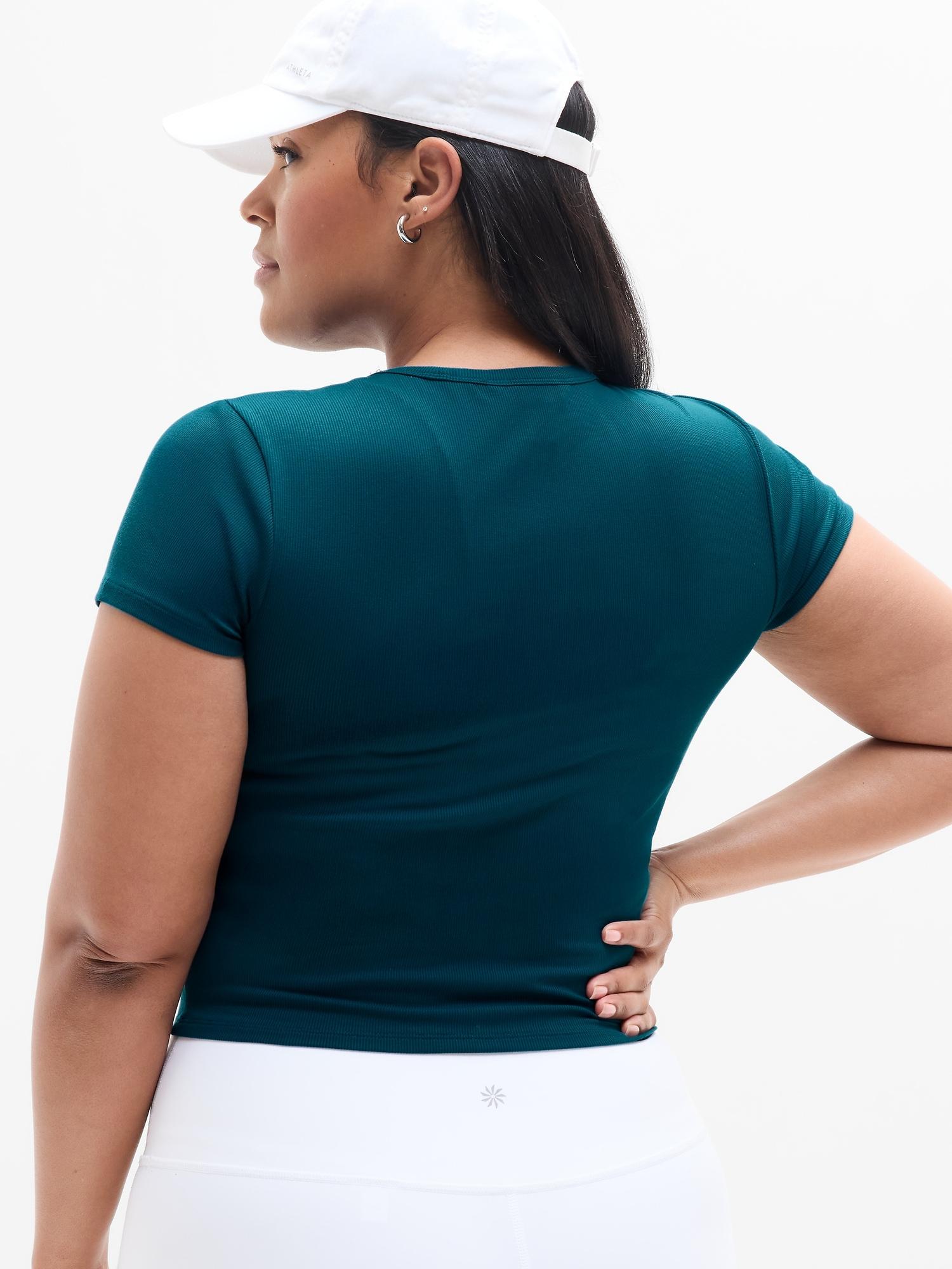 Signature Rib Crop Tee Product Image