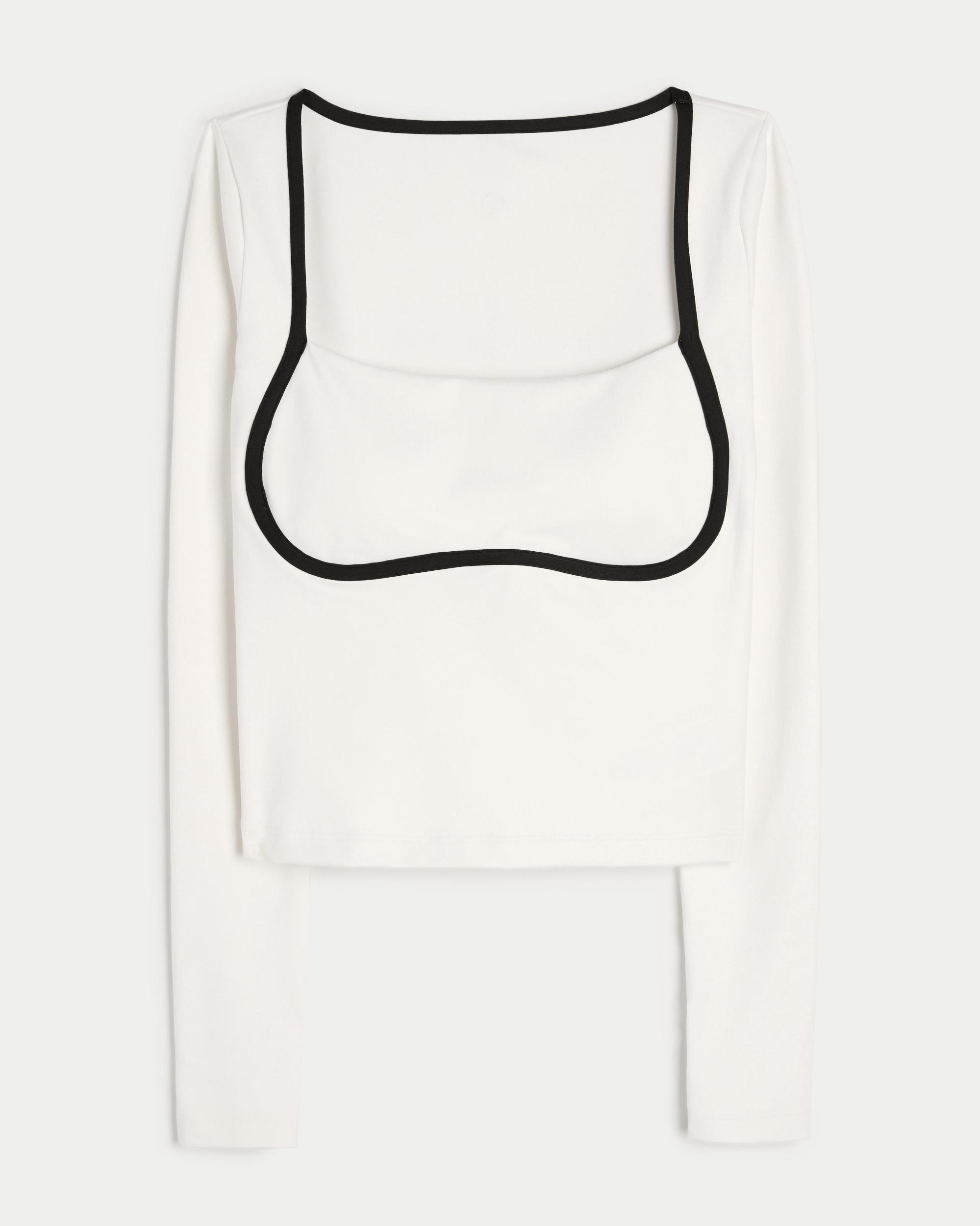 Gilly Hicks Active Recharge Under-Bust Long-Sleeve Top Product Image