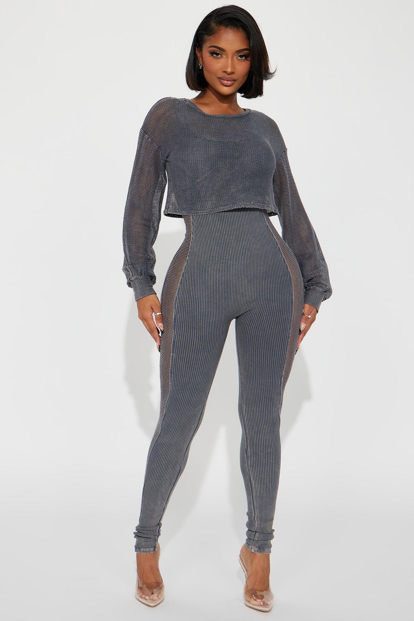 Lounge About Jumpsuit - Charcoal Product Image