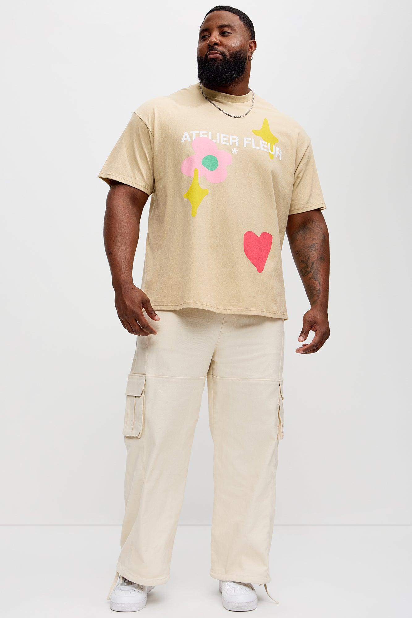 Official Atelier Fleur Short Sleeve Tee - Sand Product Image