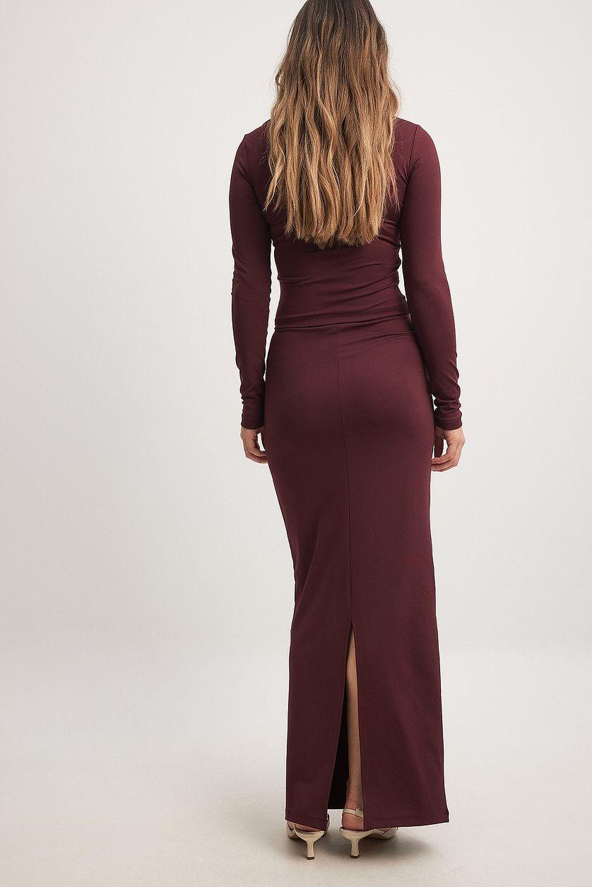 Buckle Detail Maxi Skirt Product Image