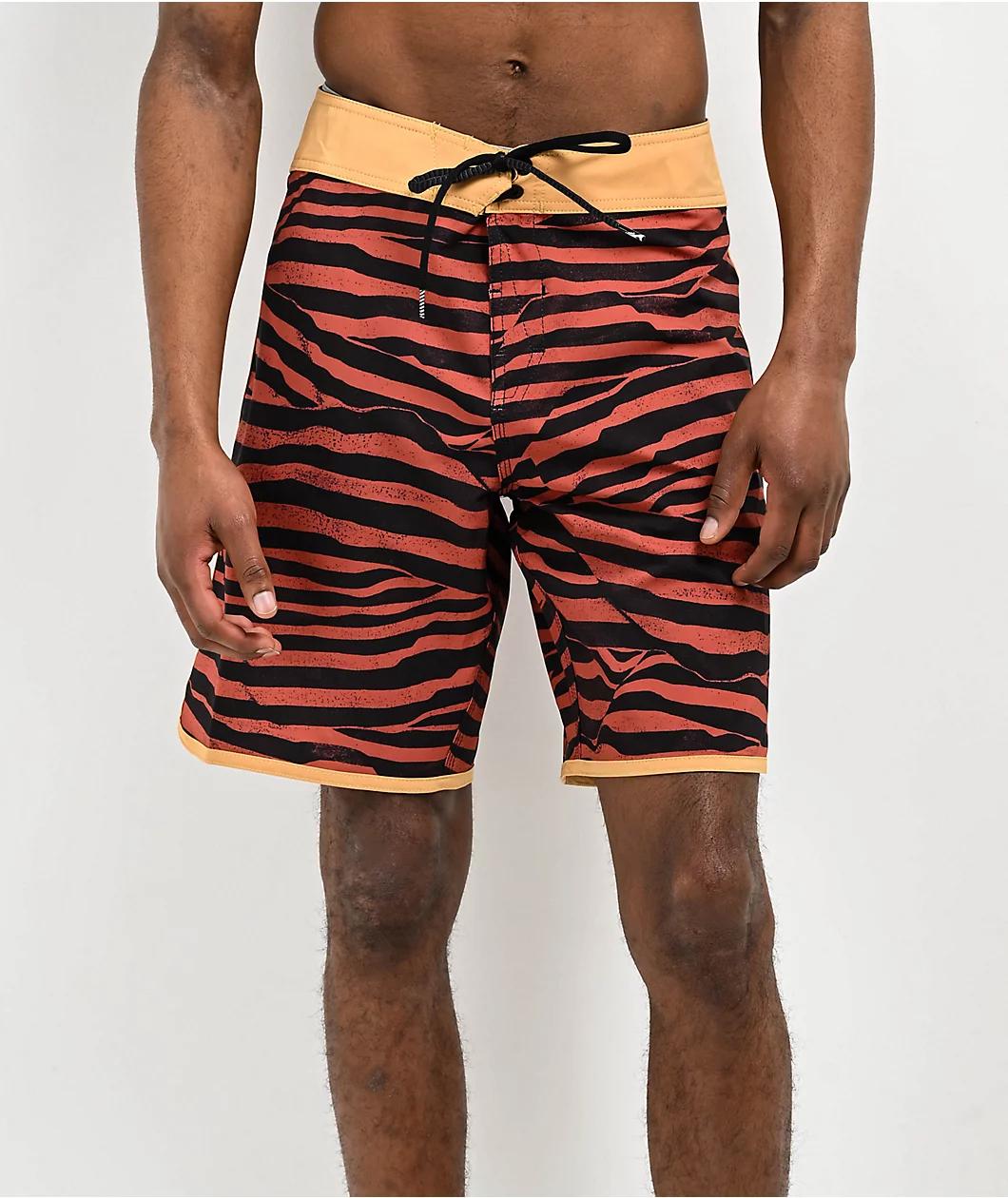 Nike Swim Swoosh Break Navy Board Shorts Product Image