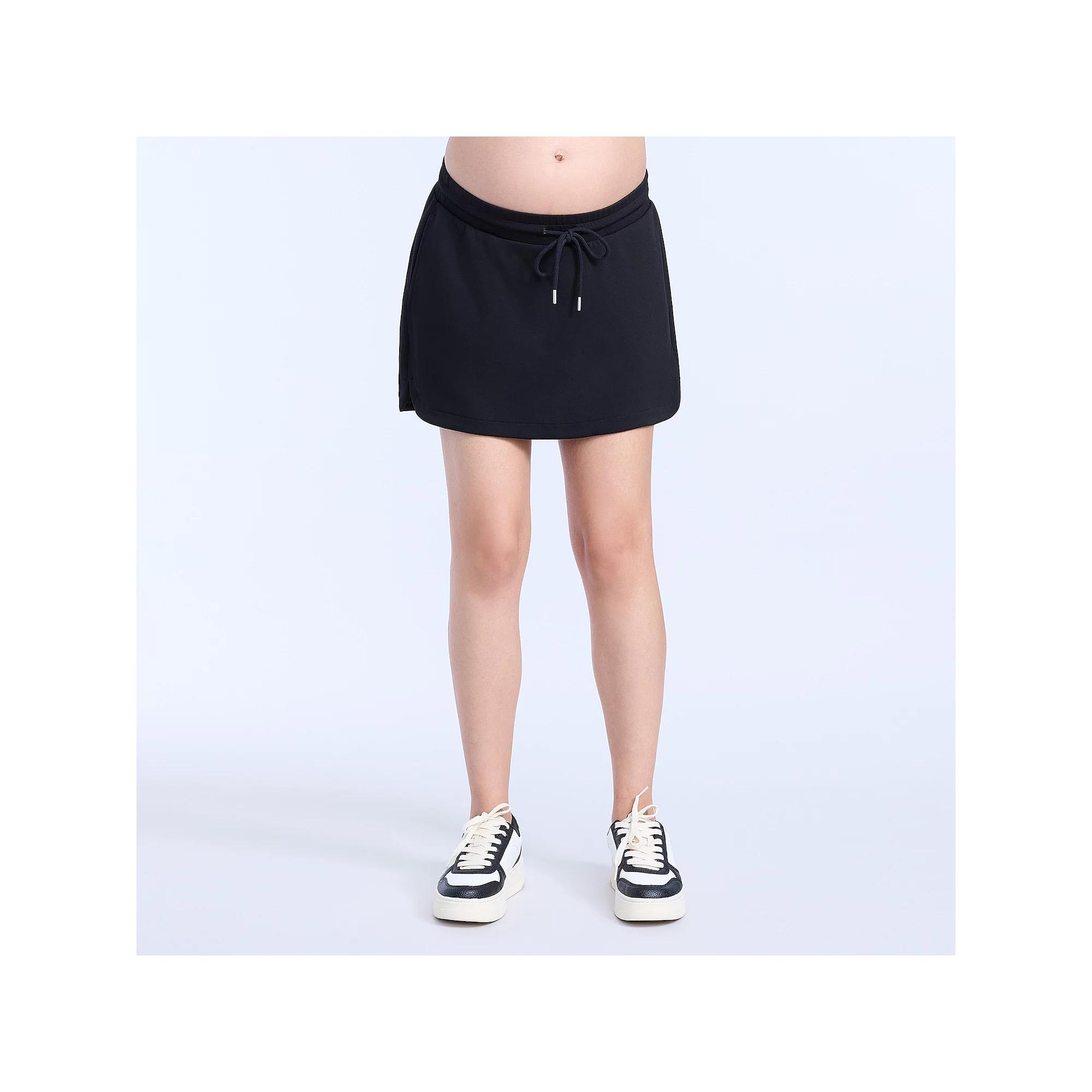 Maternity Motherhood® Pull-On Trapeze Mini Skirt, Women's,  Product Image