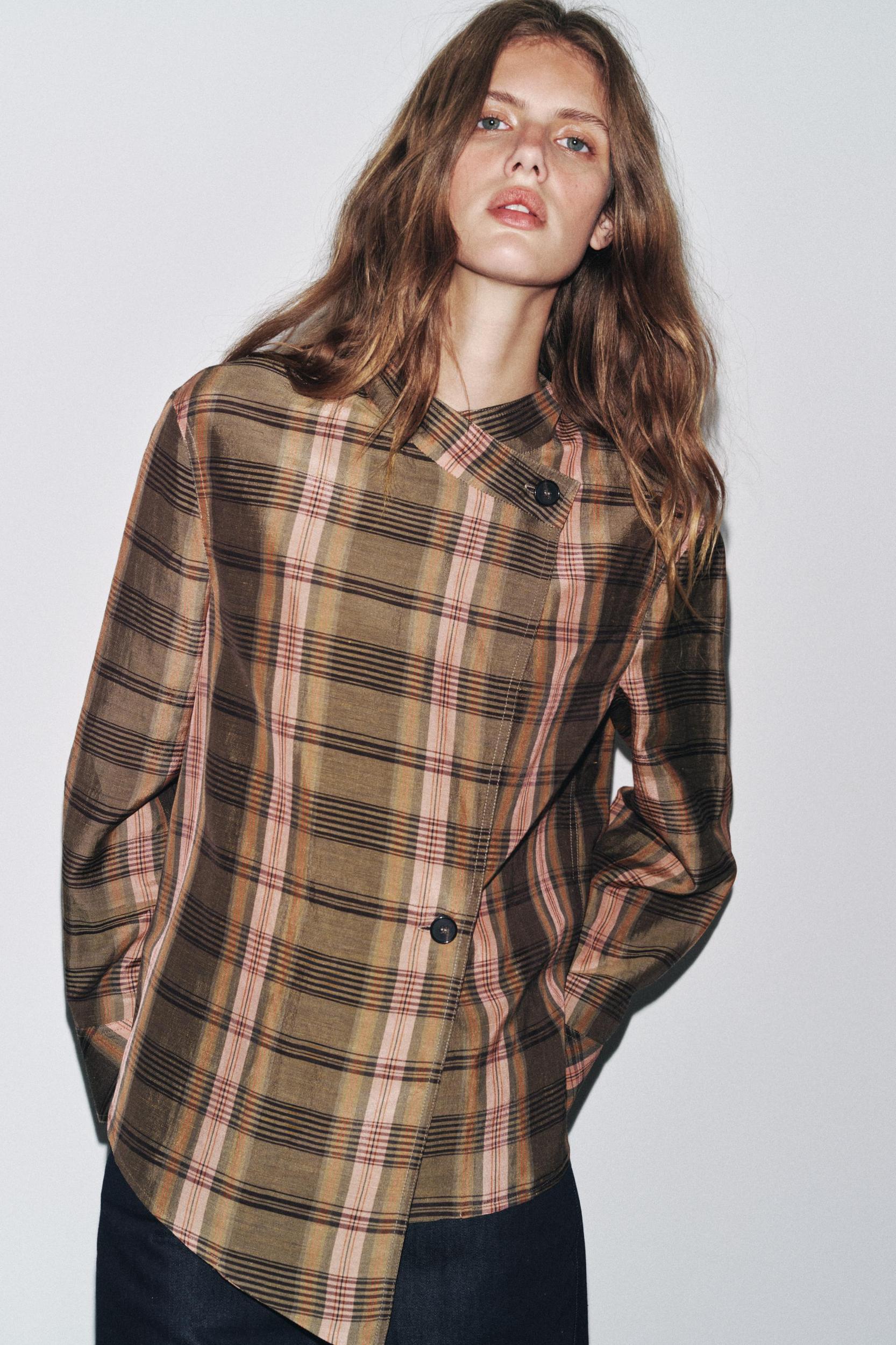 ZW COLLECTION OVERSIZED CHECK OVERSHIRT Product Image