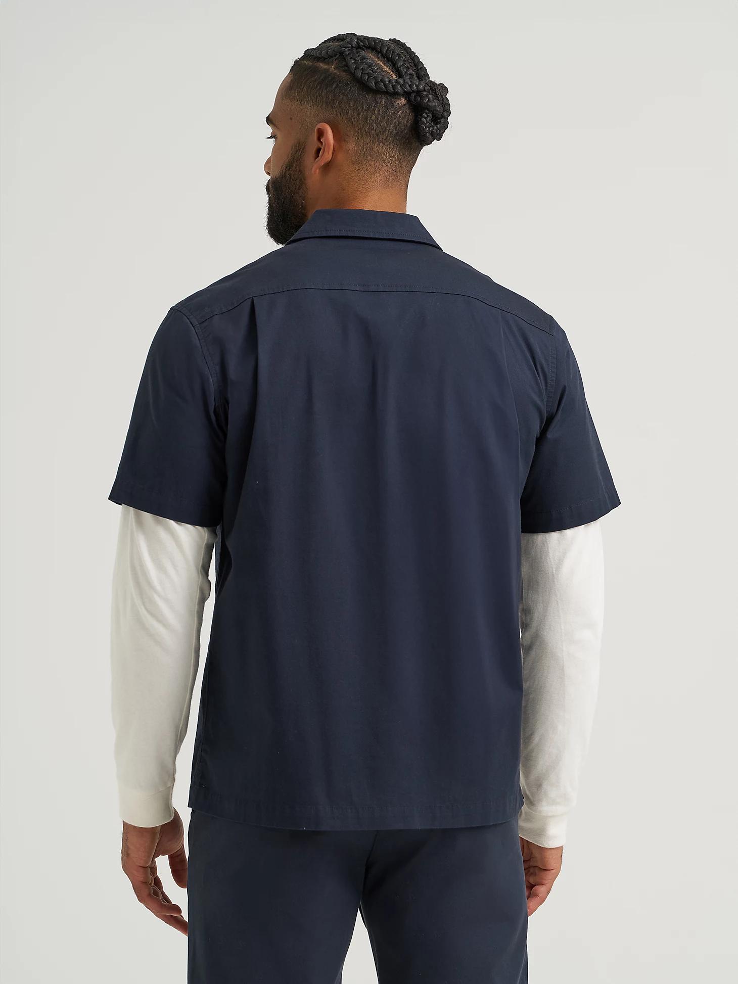 Men's Short Sleeve Relaxed Fit Button Down Workshirt | Men's Tops & Tees | Lee® Product Image