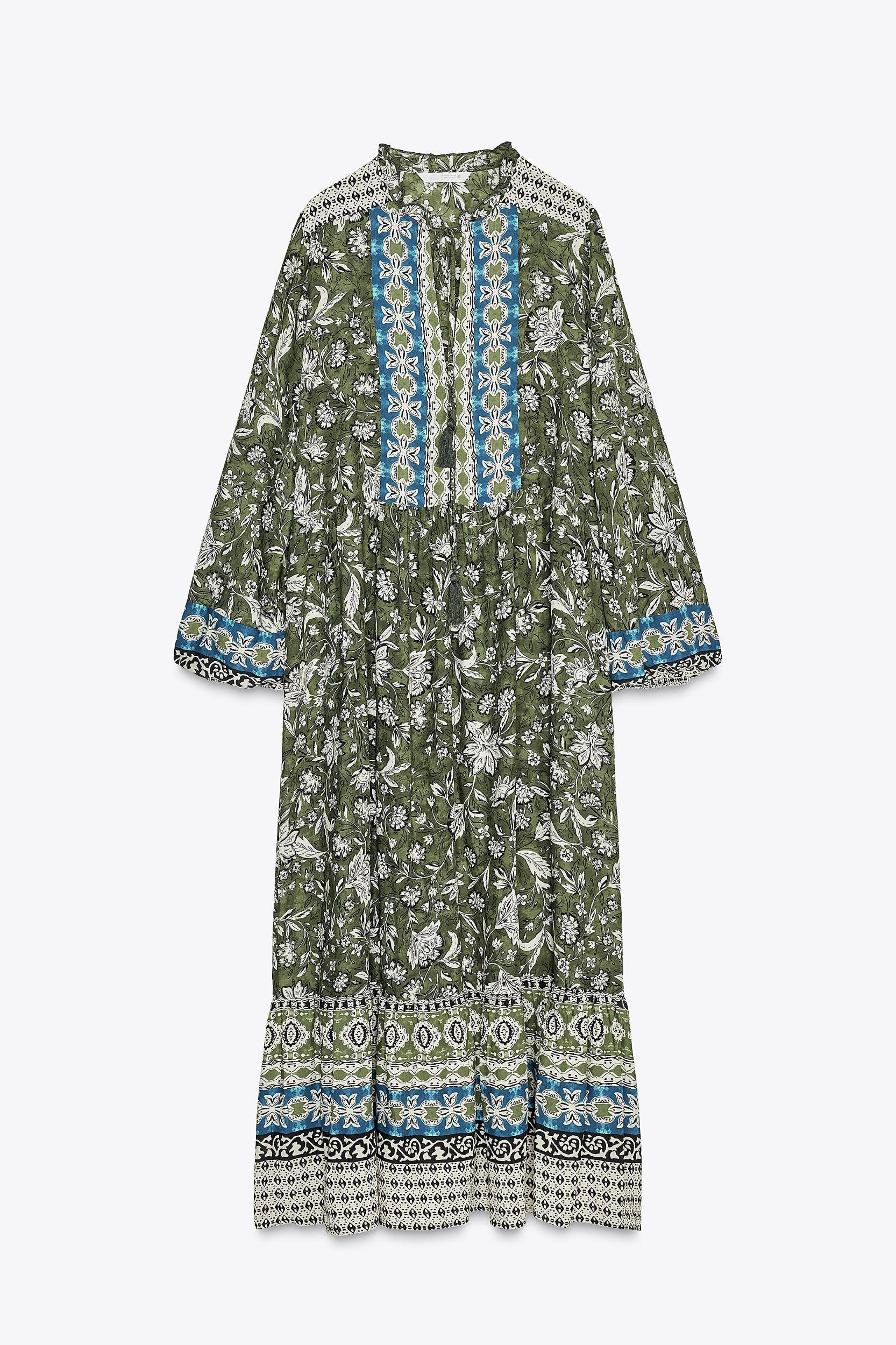 PRINTED MIDI DRESS Product Image