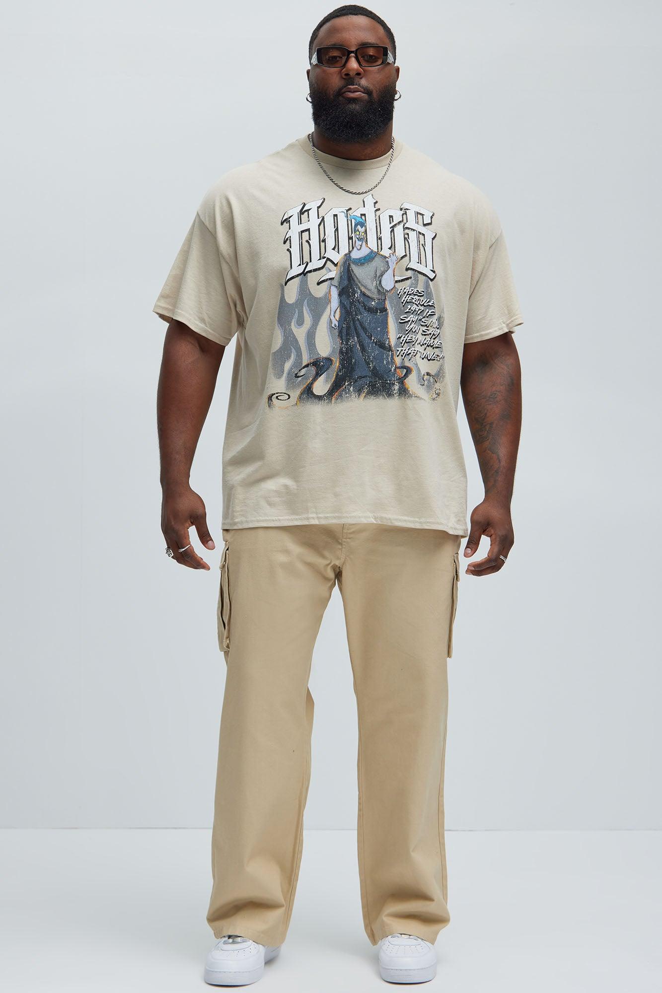 Disney Hades If I Say Sing Oversized Short Sleeve Tee - Sand Product Image