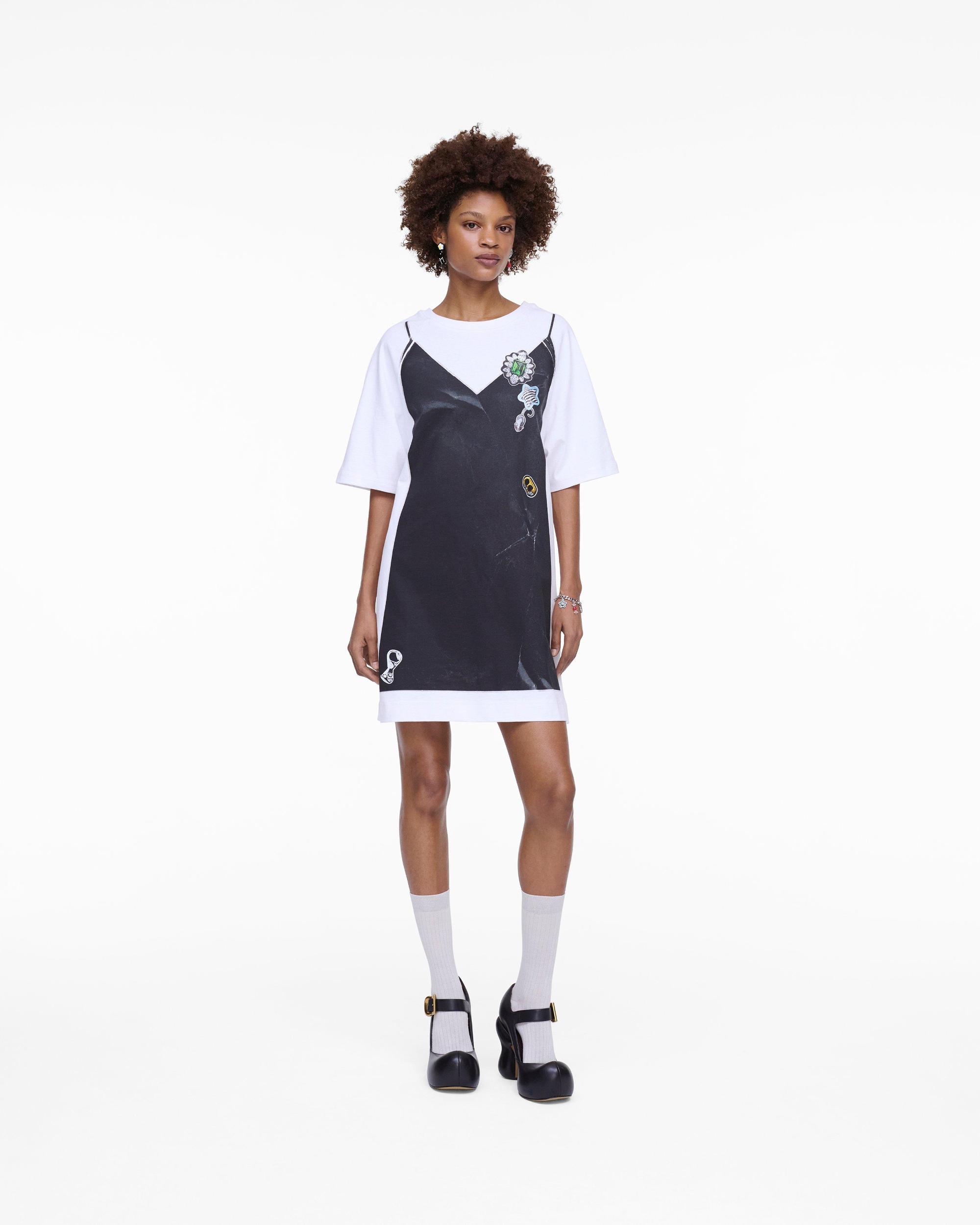 Trompe L'Oeil T-Shirt Dress Product Image