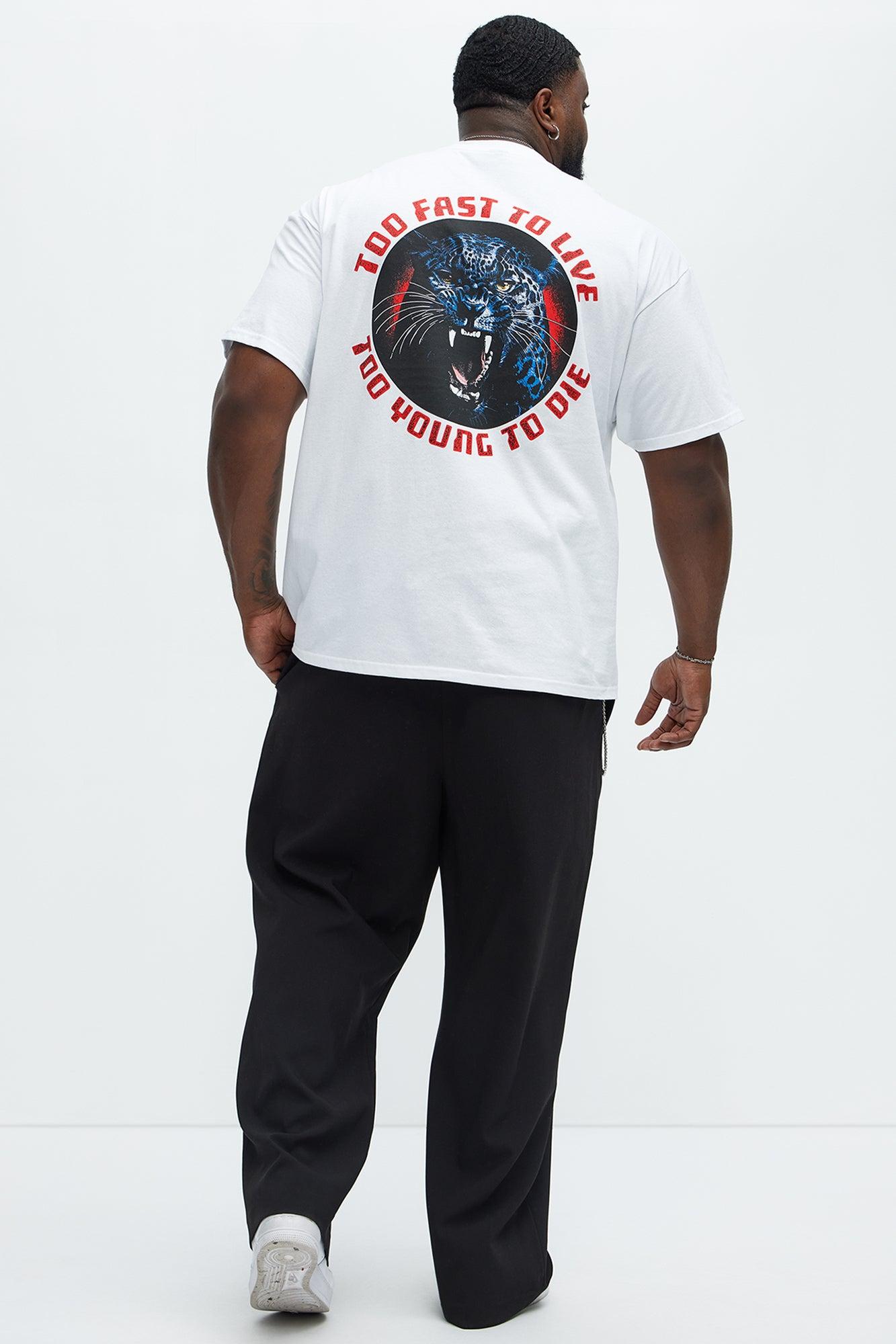 Too Fast To Live Short Sleeve Tee - White Product Image