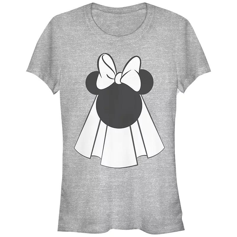Disney's Minnie Mouse Bride Veil Juniors' Graphic Tee, Women's,  Product Image
