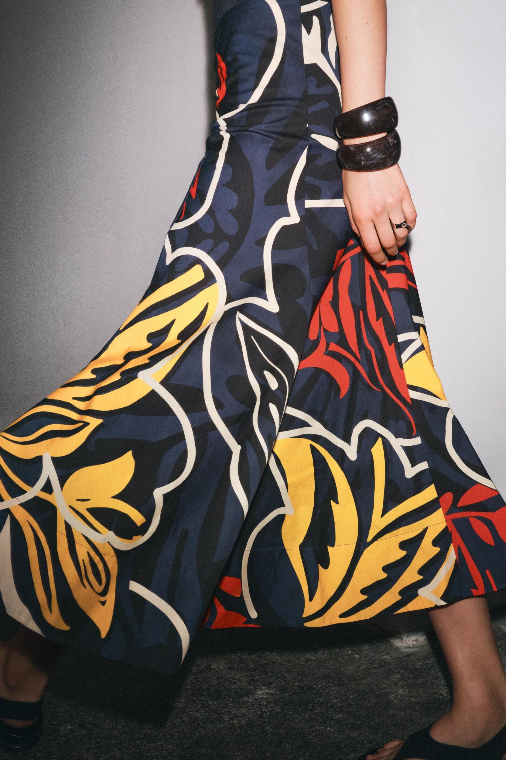 ZW COLLECTION PRINTED SKIRT Product Image