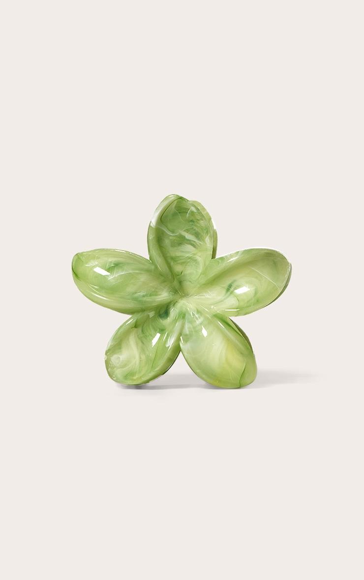 Lime Lily Flower Hair Clip Product Image