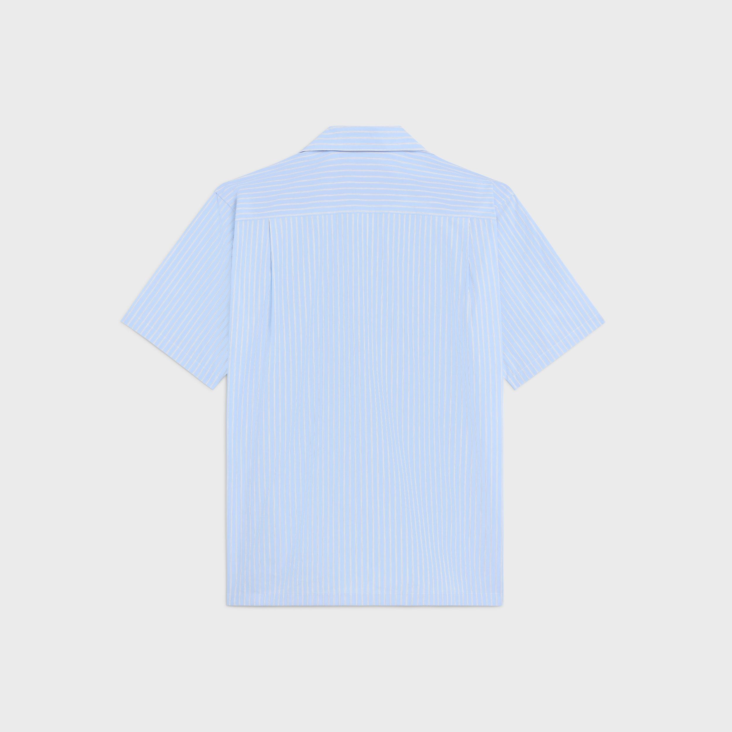 bowling shirt IN STRIPED COTTON POPLIN Product Image