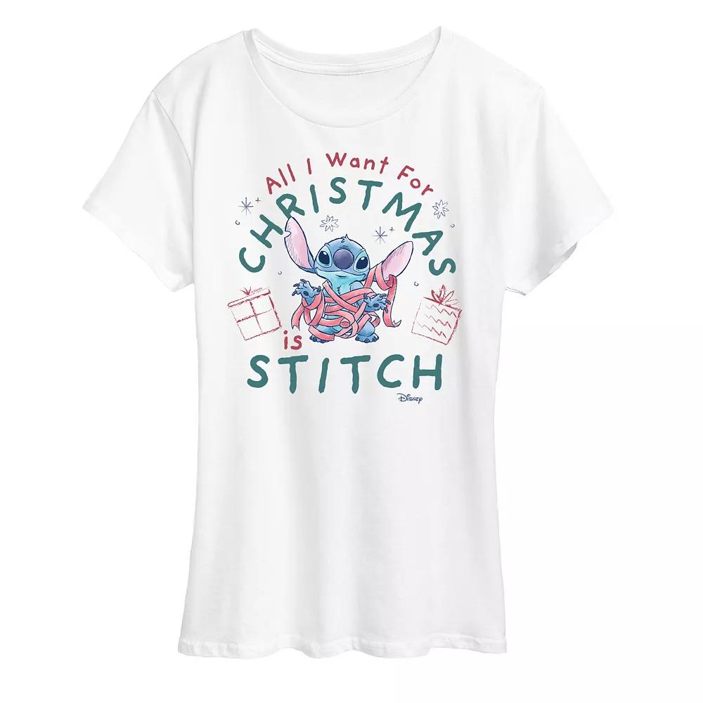 Disney's Lilo and Stitch Women's A Stitch Graphic Tee,  Product Image