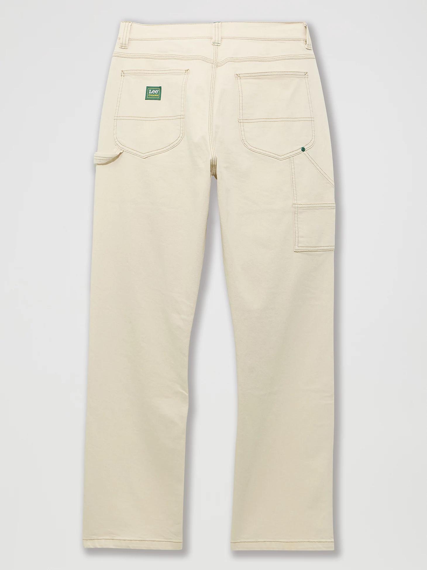 Men's Lee® x Crayola® Ecru Loose Straight Carpenter Pant | Men's Pants | Lee® Product Image