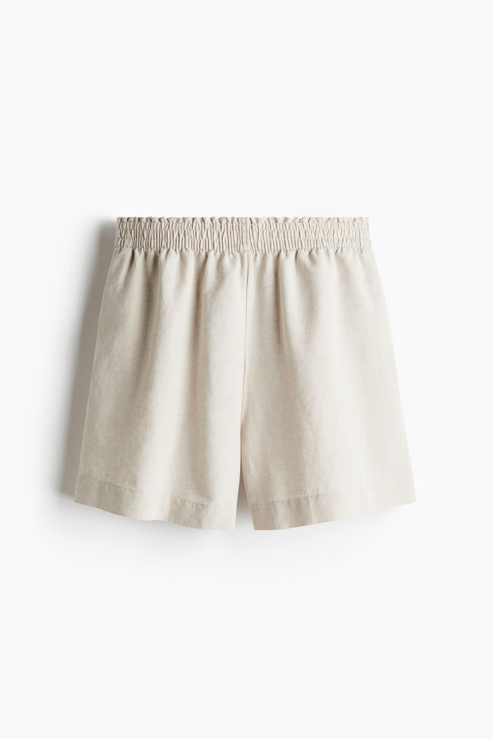 Linen-Blend Shorts Product Image