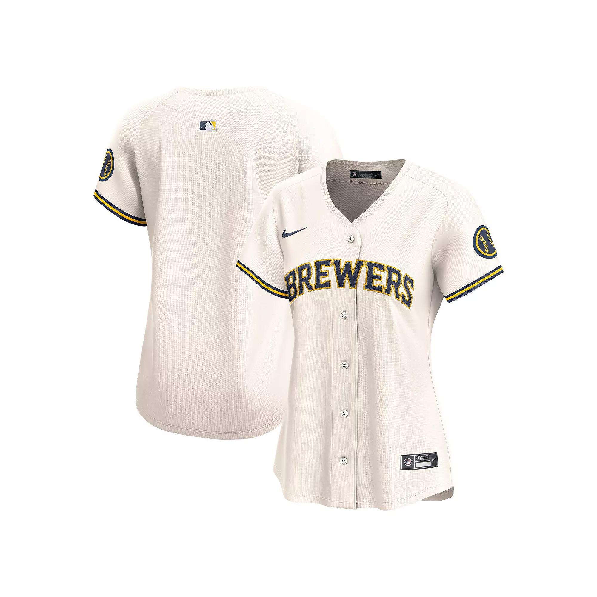 Milwaukee Brewers Womens Nike Womens Dri-FIT ADV MLB Limited Jersey | LM2WMZHOMZB-1U2 Product Image