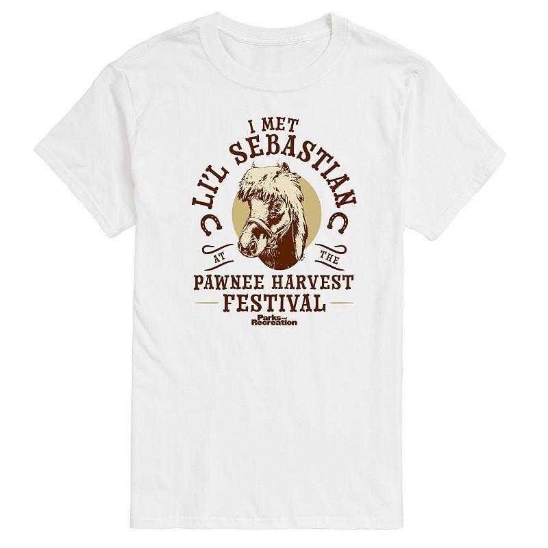 Men's Parks And Recs Lil Sebastian Graphic Tee,  Product Image