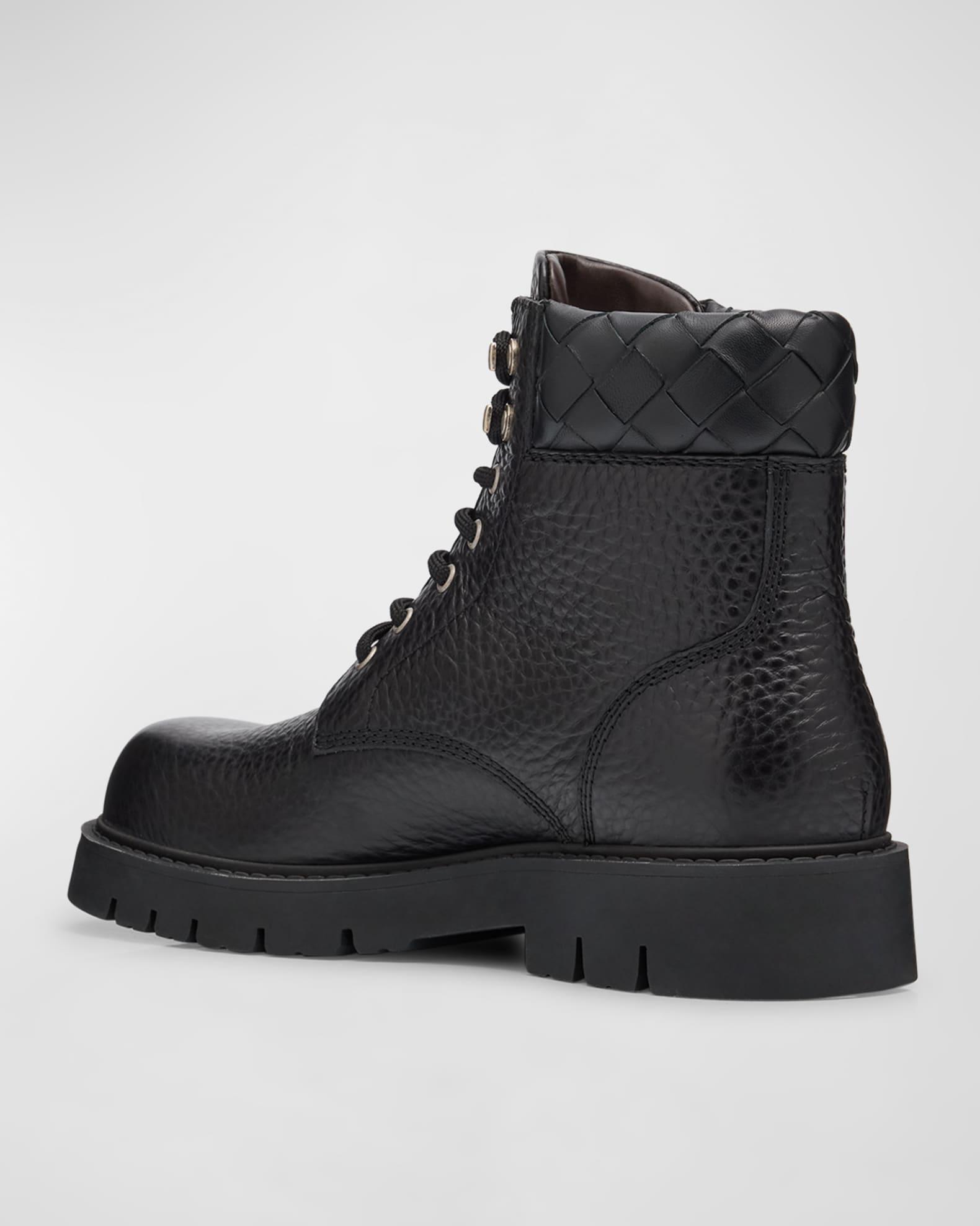 Men's Haddock Leather Lace-Up Ankle Boots Product Image