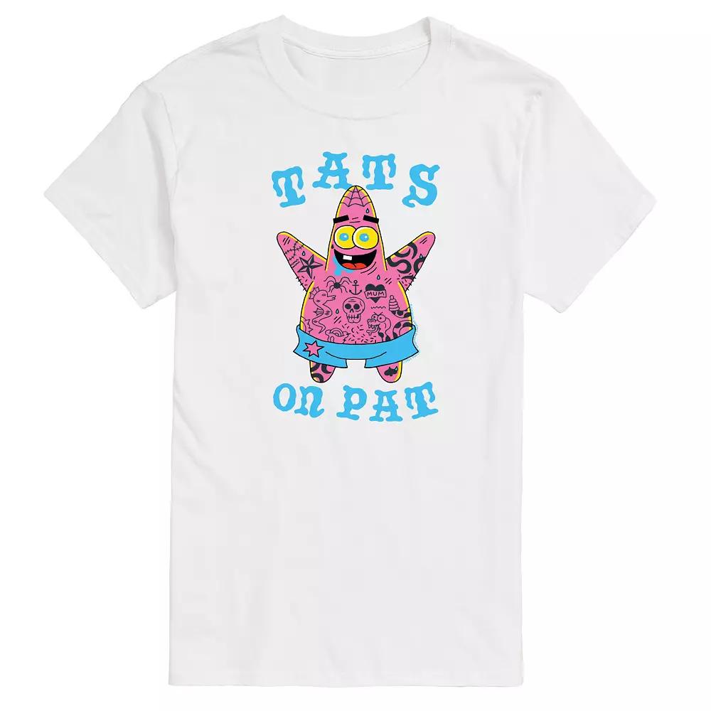 Men's SpongeBob SquarePants Tats on Pat Graphic Tee,  Product Image