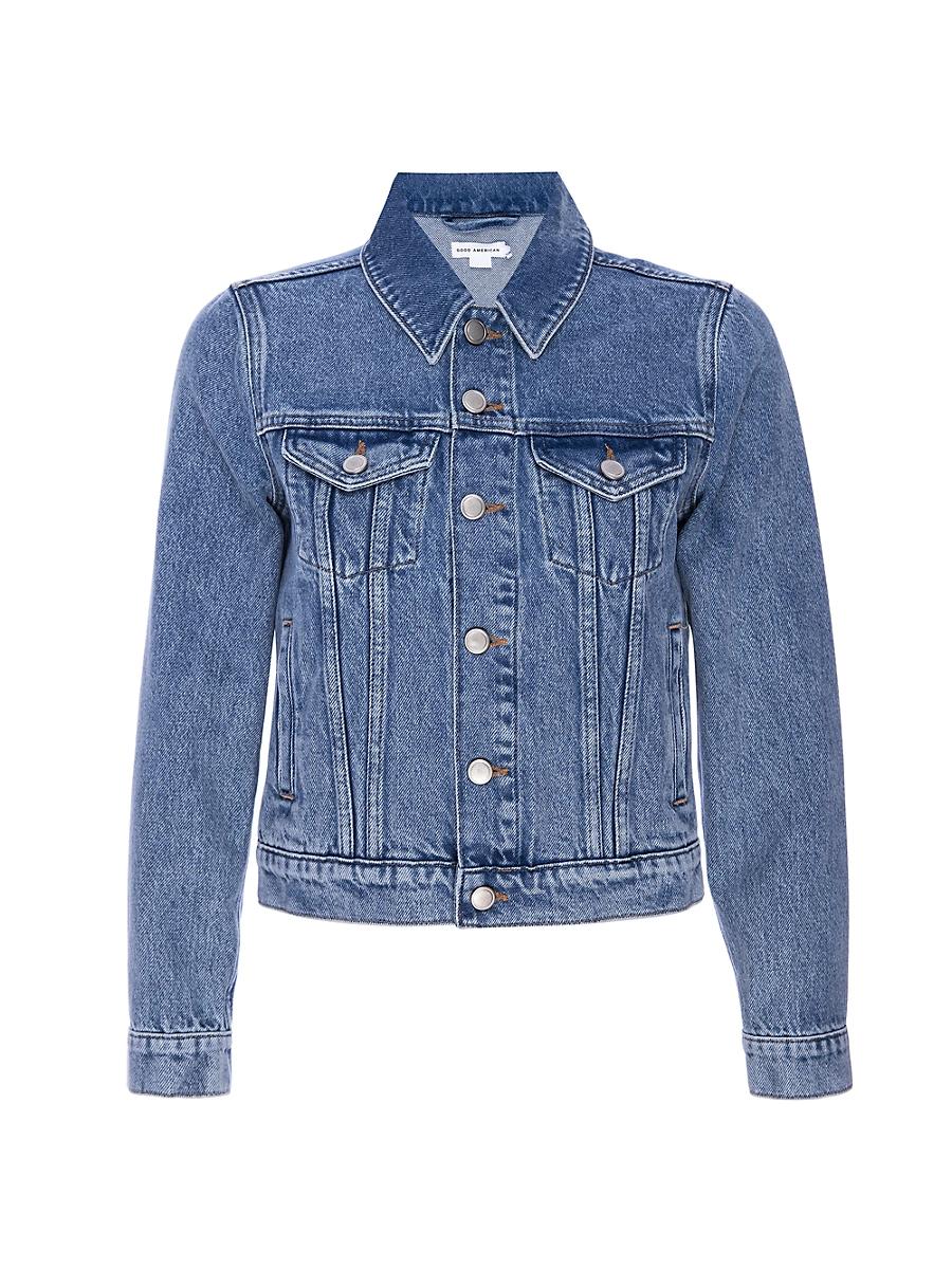 Womens Shrunken Trucker Jacket Product Image