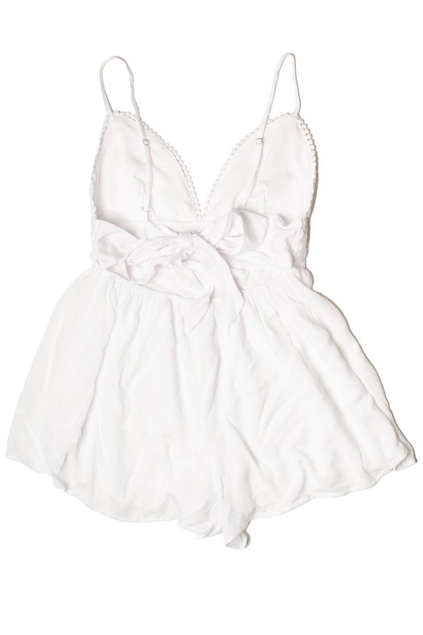 Crochet Lace Top Romper Product Image