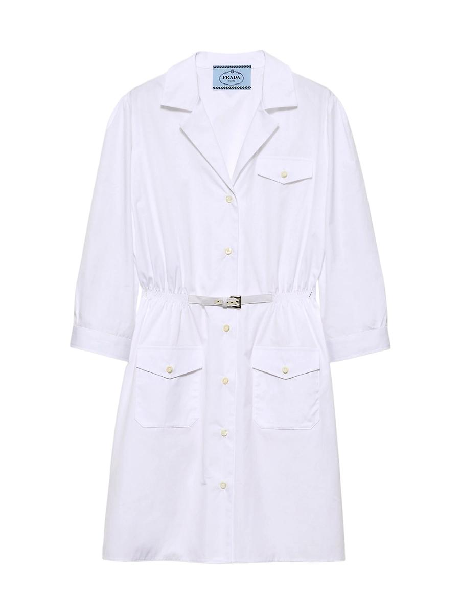 Womens Poplin Mini-Dress Product Image