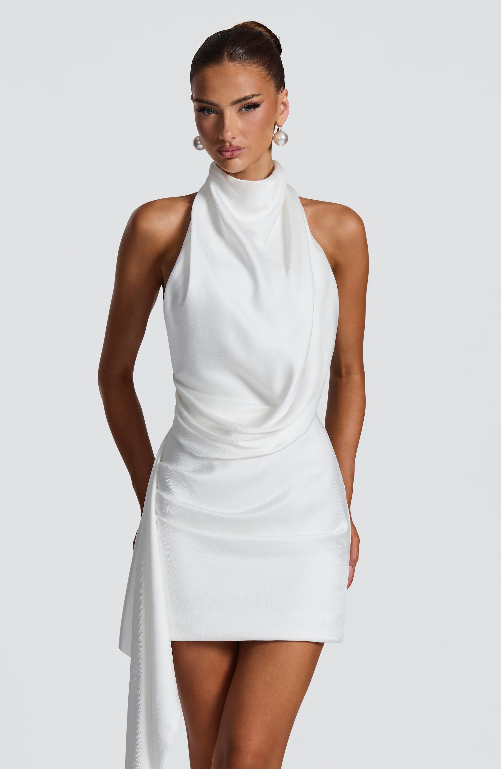 Nadine Mini Dress - Ivory Product Image