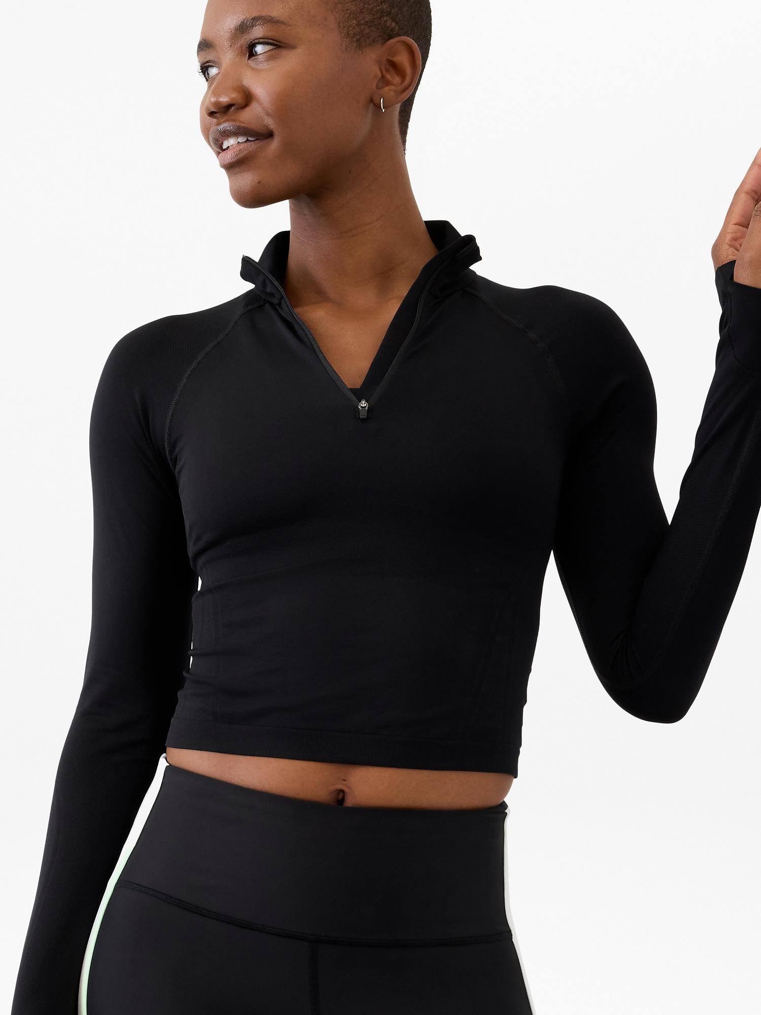 Momentum Seamless Crop Half Zip Product Image
