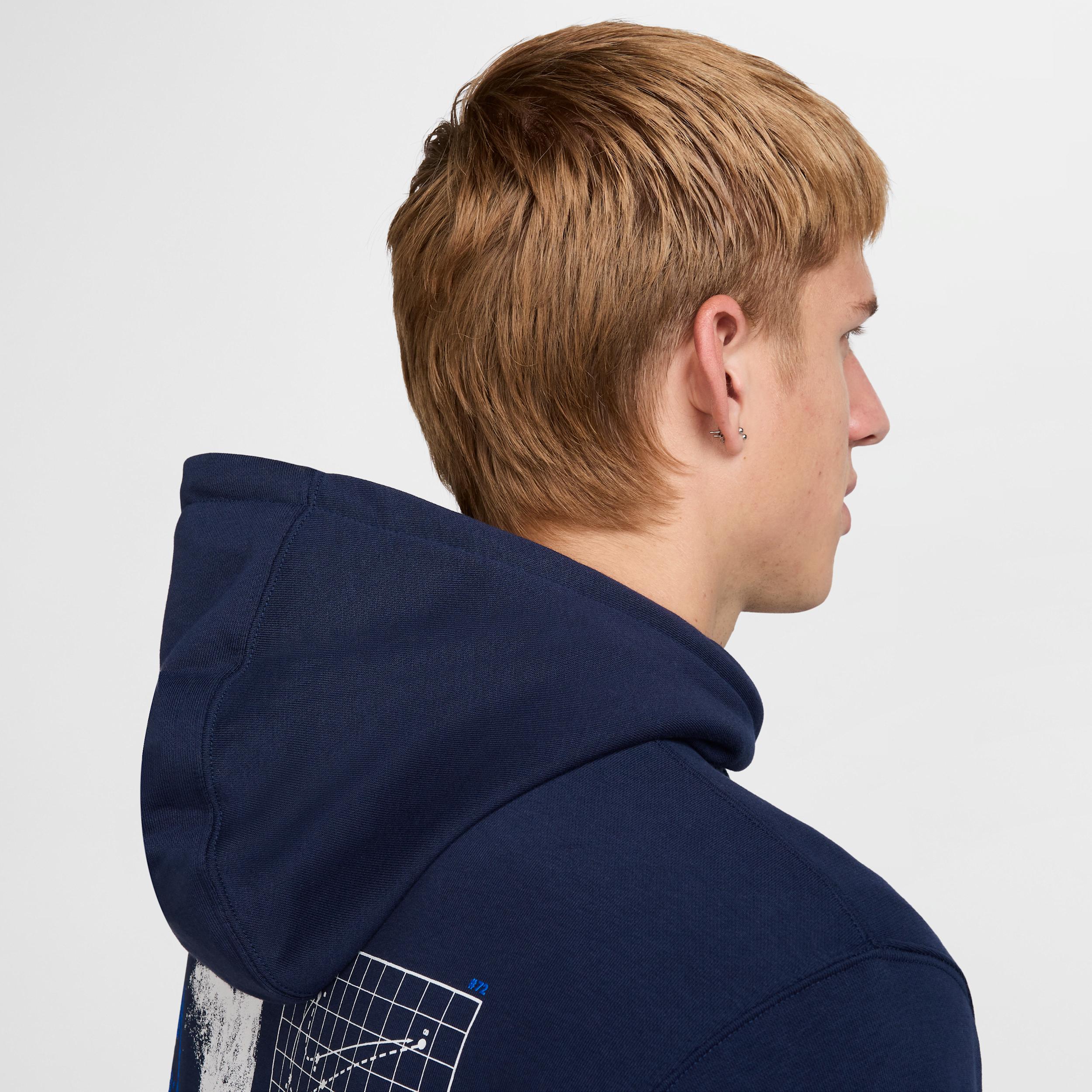 Nike Mens Club French Terry Hoodie | HJ2177-010 Product Image