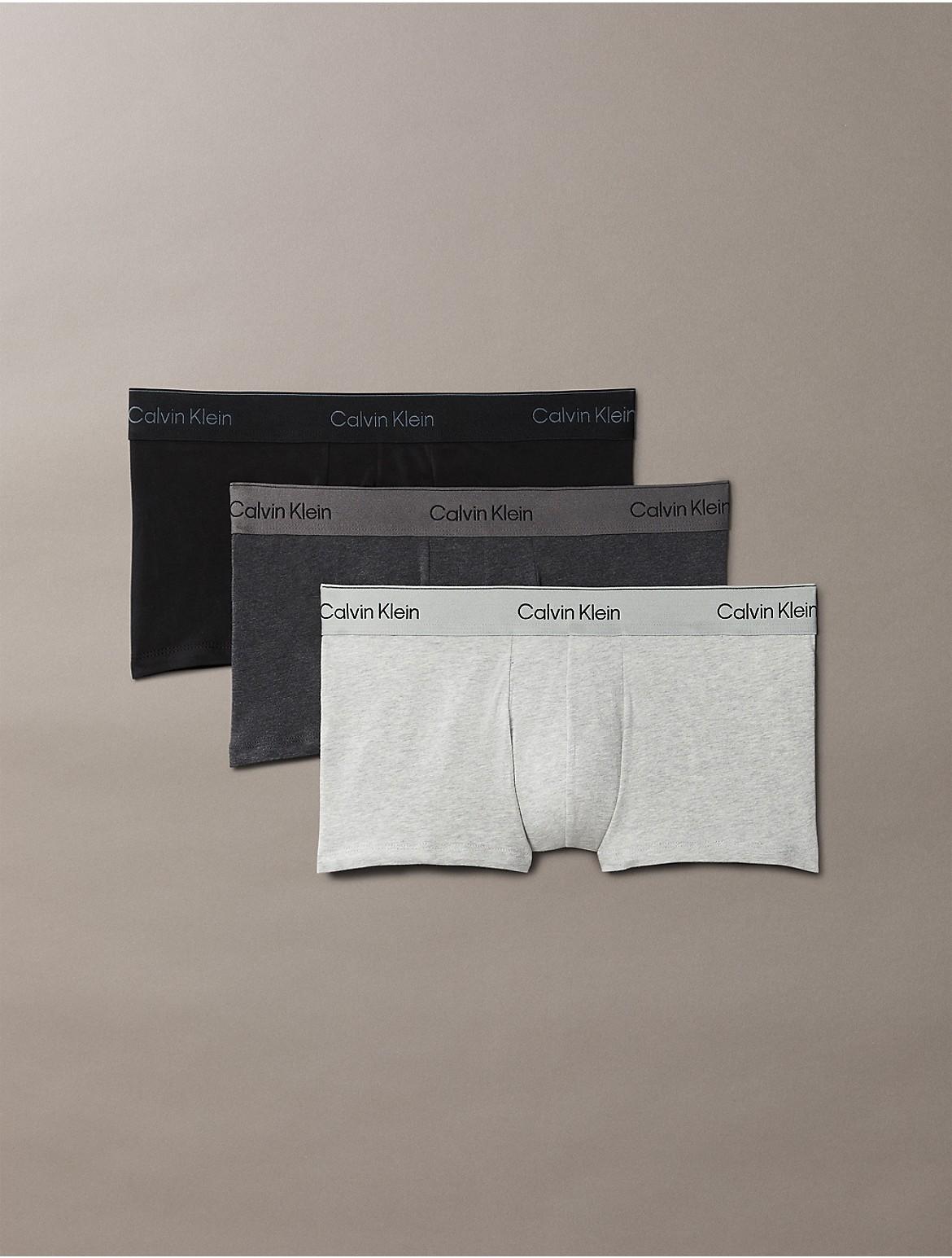 Calvin Klein Mens Icon Cotton Stretch 3-Pack Low Rise Trunk Product Image