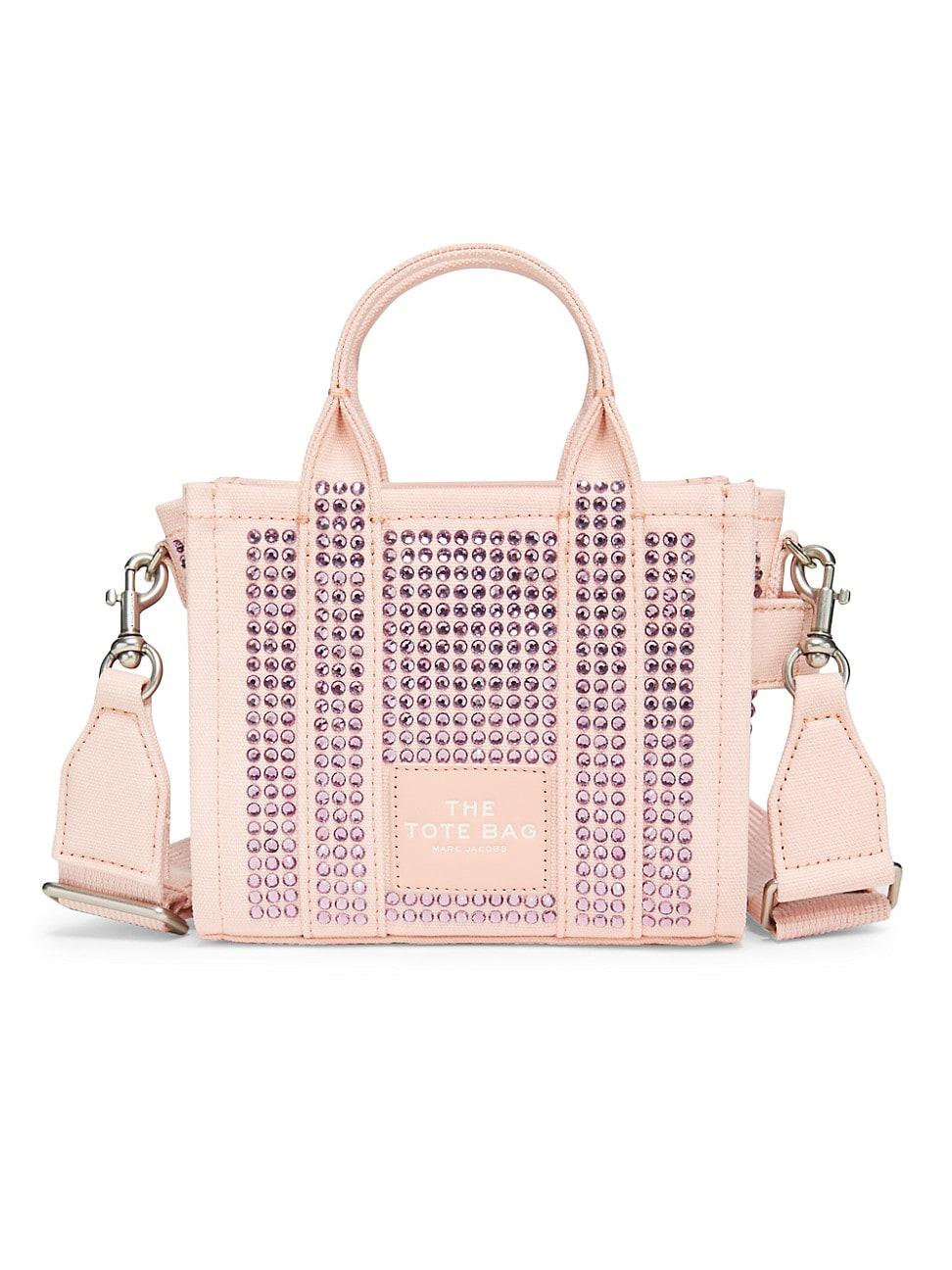 Womens The Crystal Canvas Crossbody Tote Bag Product Image