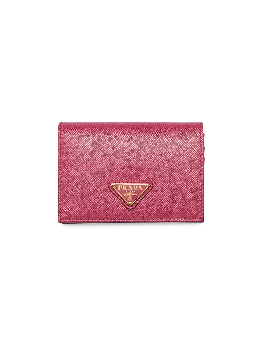 Womens Small Saffiano Leather Wallet Product Image
