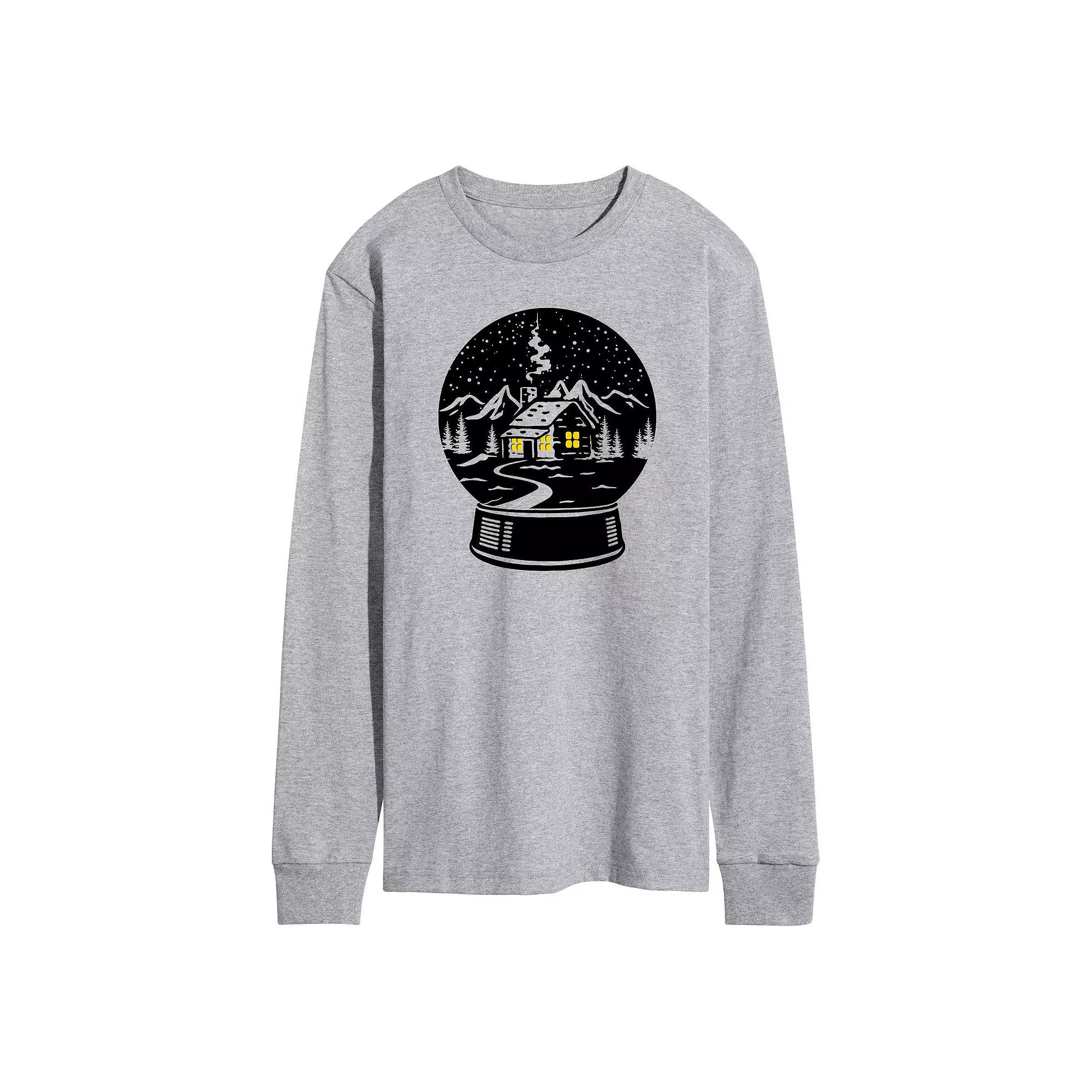 Men's Snow Globe Long Sleeve Tee,  Product Image