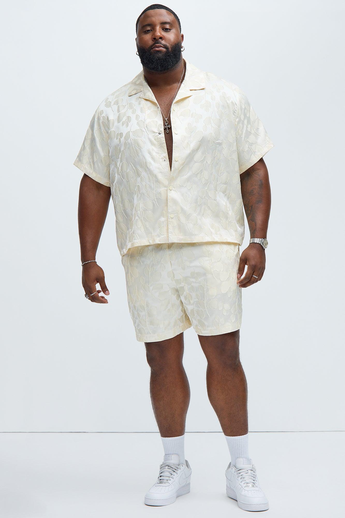 Fenno Jacquard Shirt - Off White Product Image