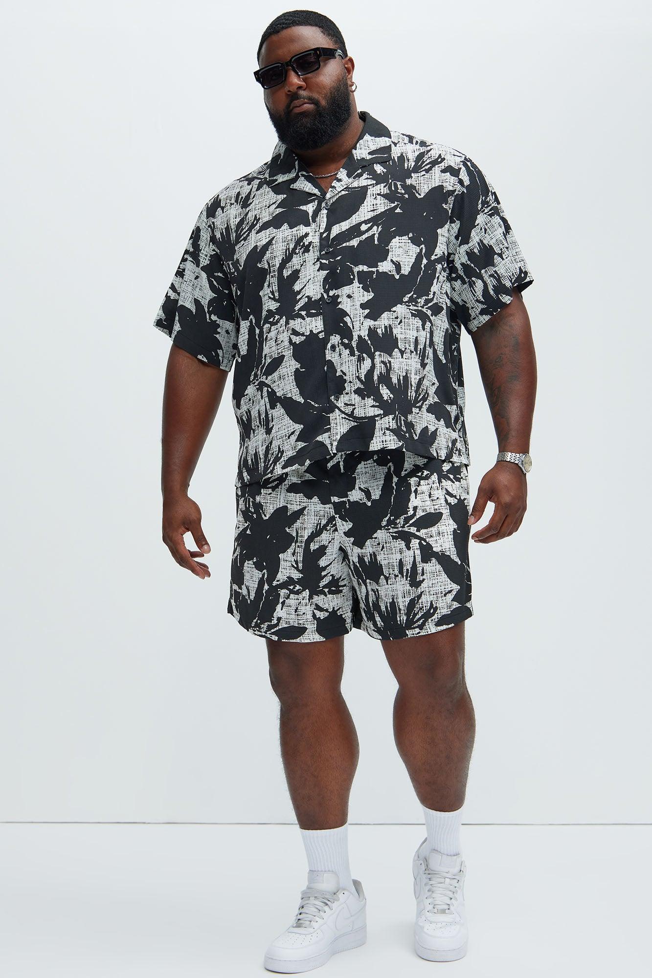 Gazette Textured Shirt - Black/combo Product Image