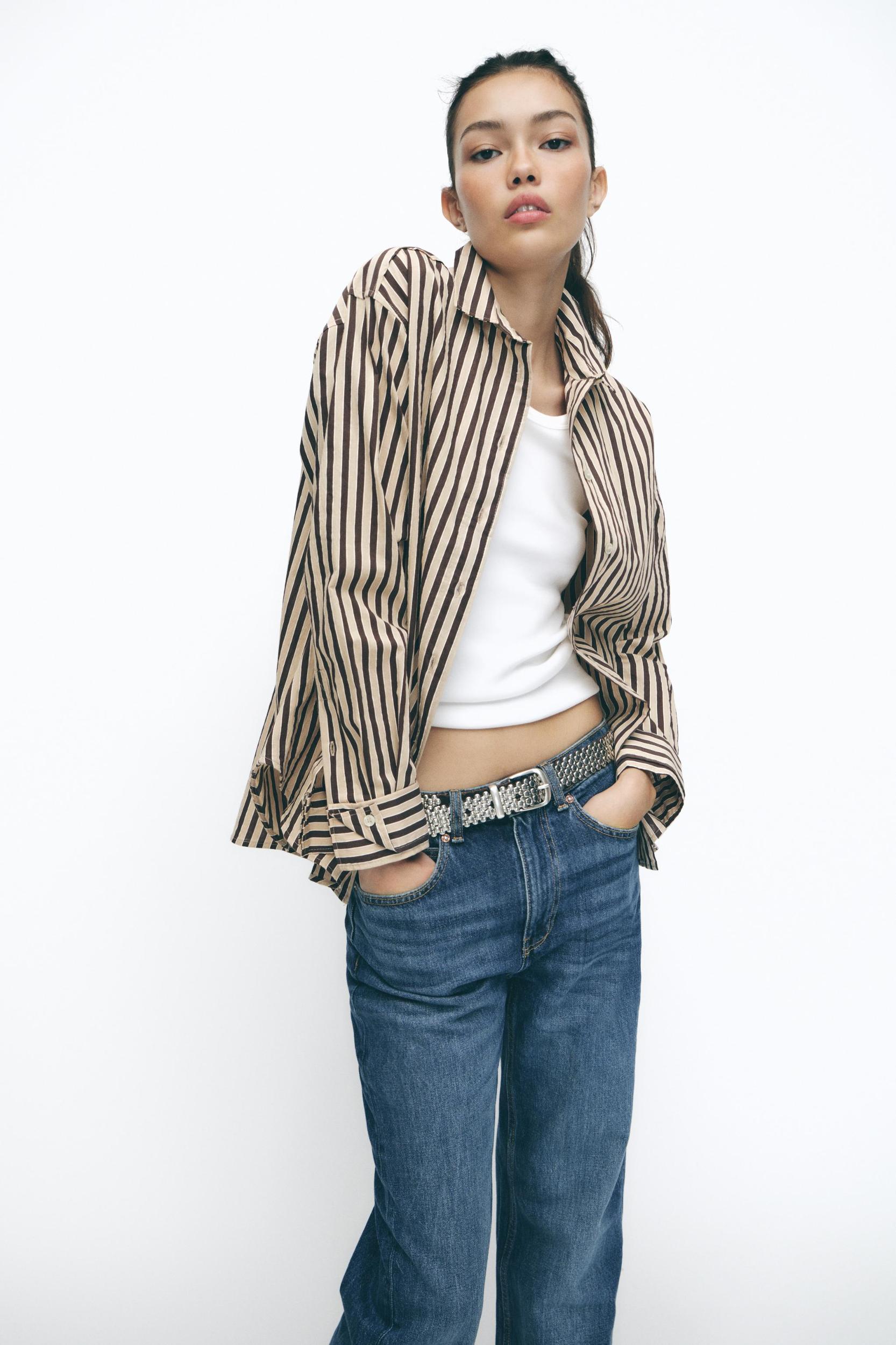 OVERSIZED STRIPED SHIRT Product Image