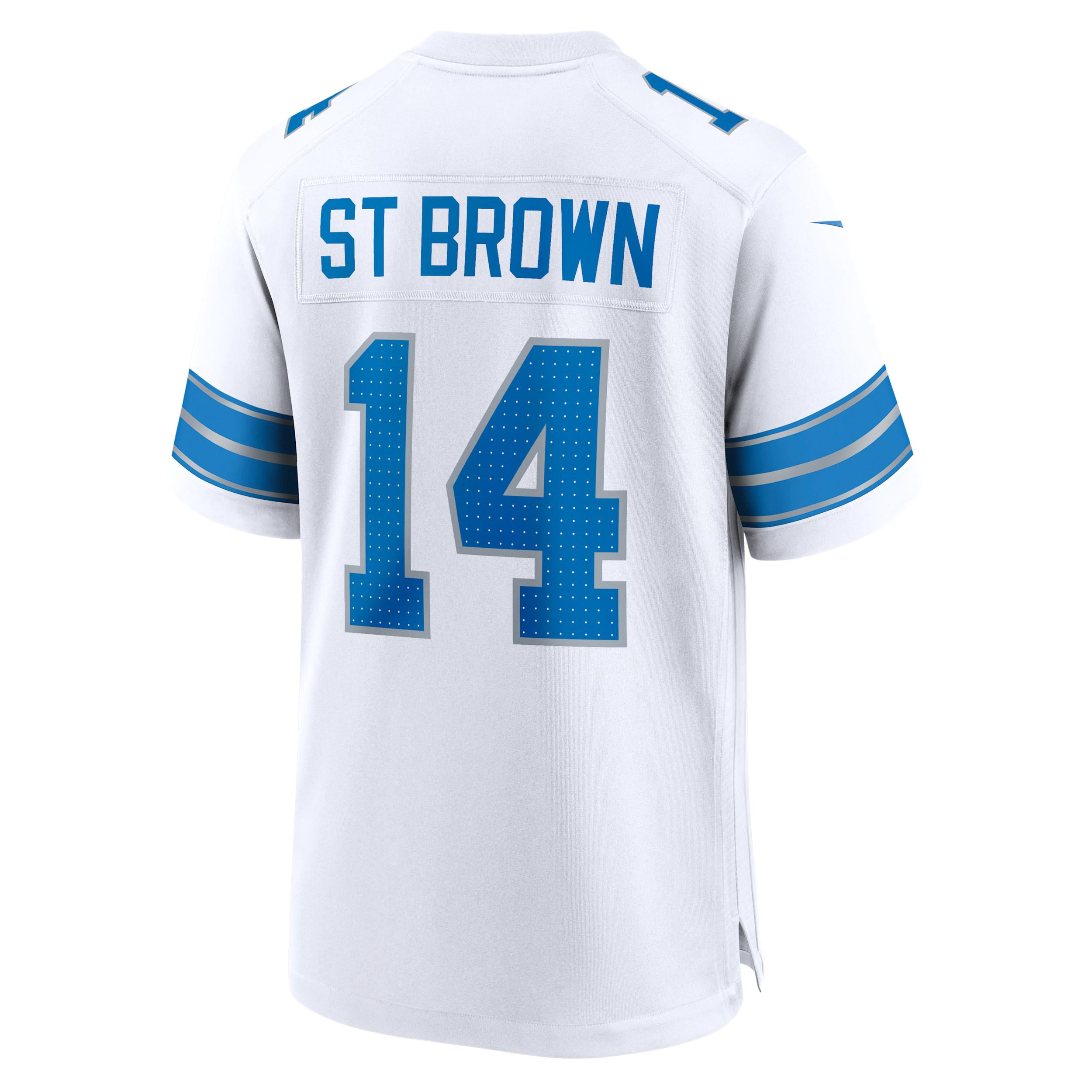 Amon-Ra St. Brown Detroit Lions Nike Mens NFL Game Football Jersey | 67NM0B9P9JF-DE3 Product Image