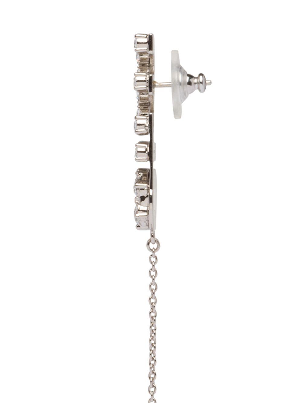 crystal-embellished pendant earrings Product Image