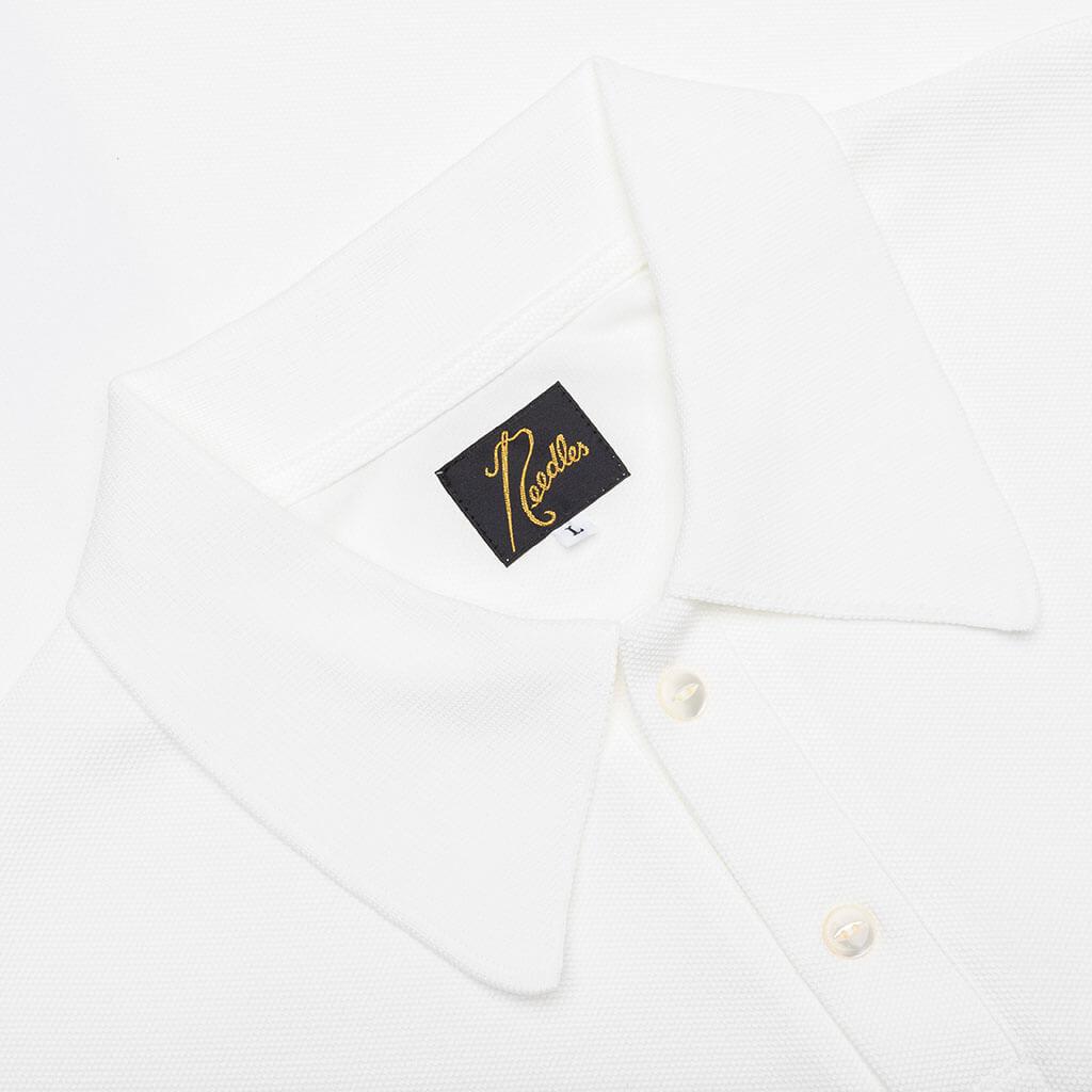 S/S Polo Shirt - White Male Product Image