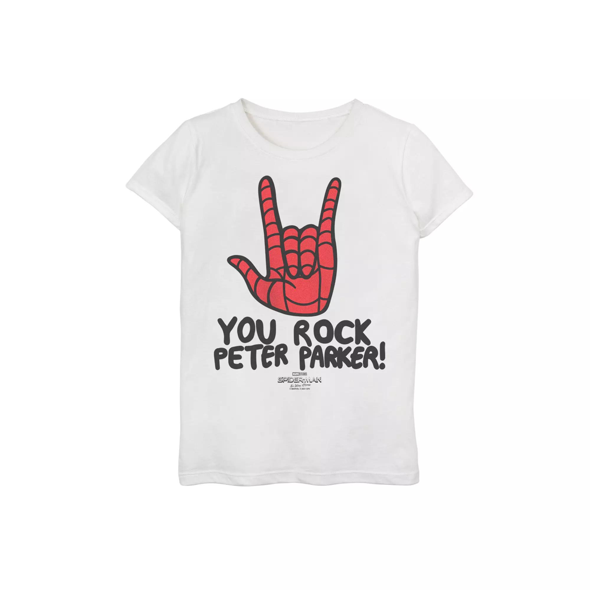 Girls 7-16 Marvel Spider-Man No Way Home Spider-Man Rocker Graphic Tee, Girls Product Image