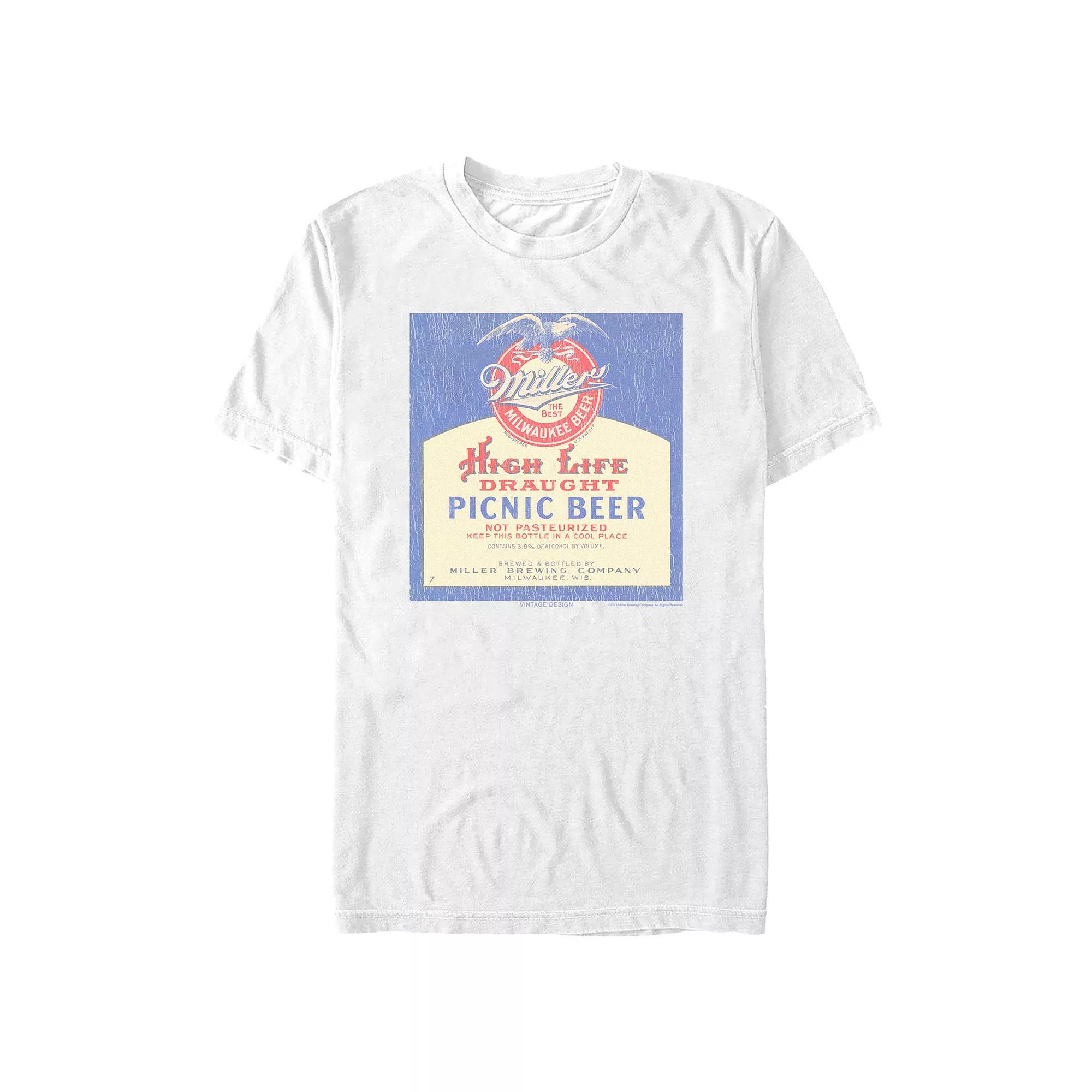 Men's Coors Light Vintage Poster Miller Graphic Tee,  Product Image