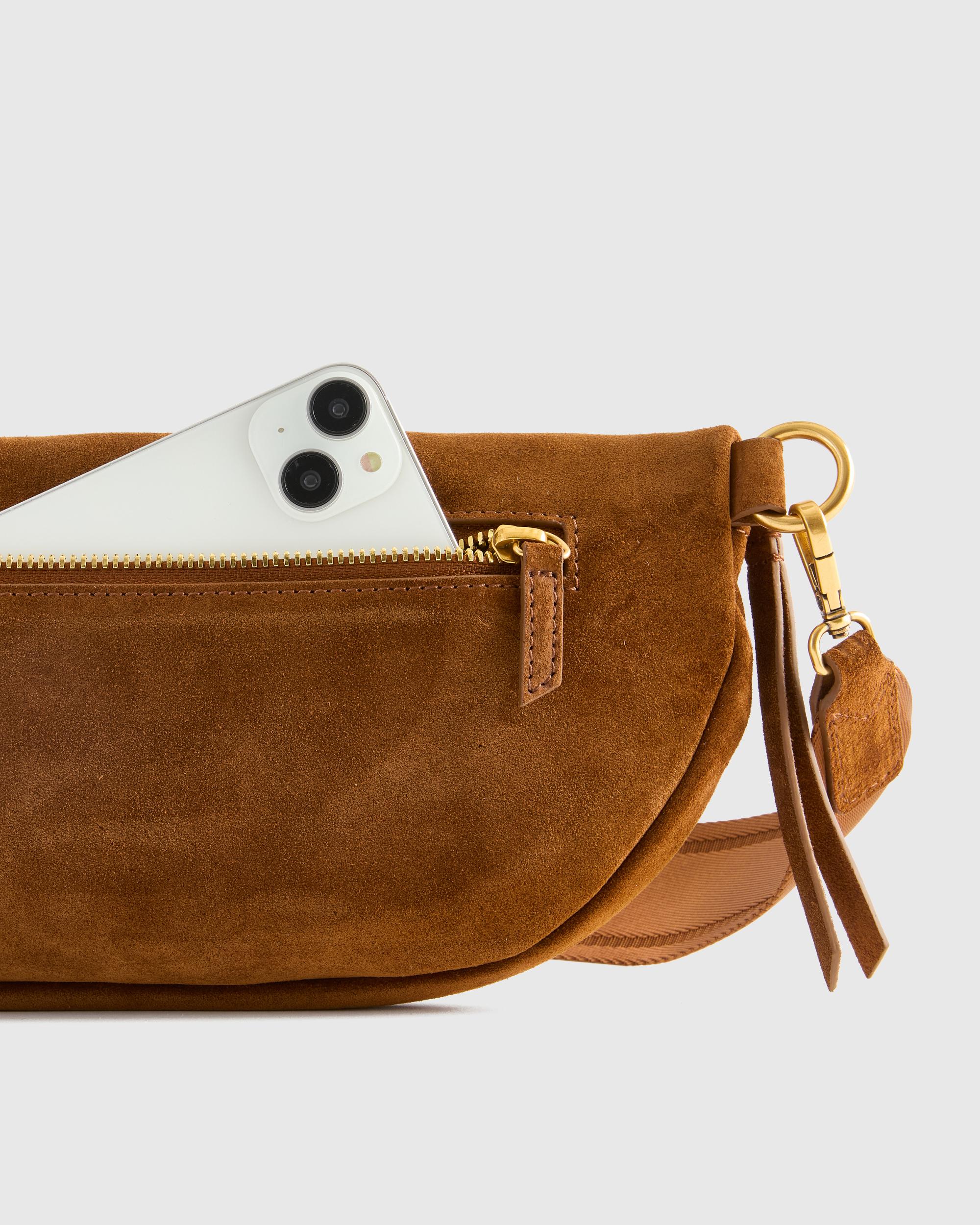 Quince | Women's Italian Suede Sling Bag Suede Leather Product Image
